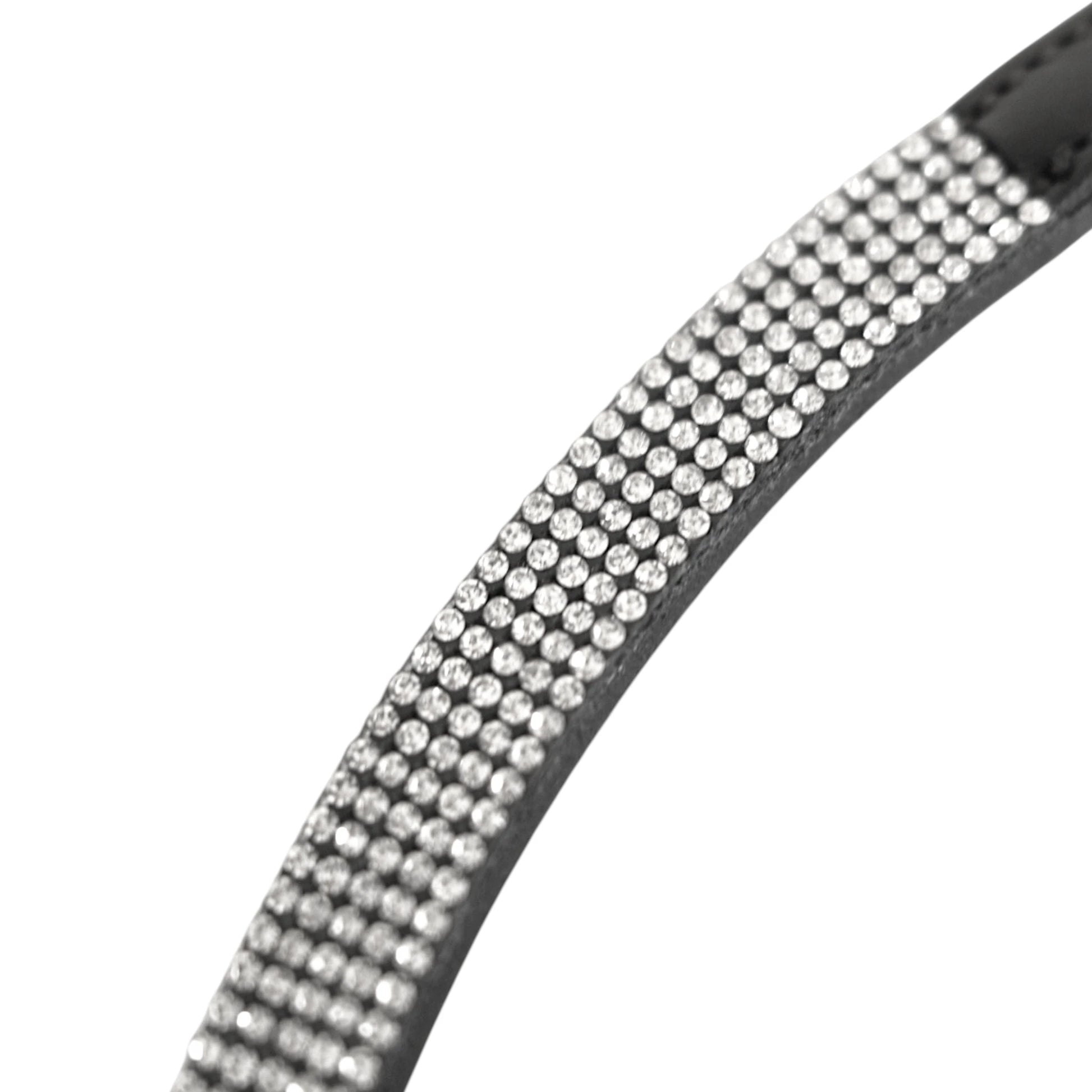 TdeT-Frontal Strass Havane Fonce Argent