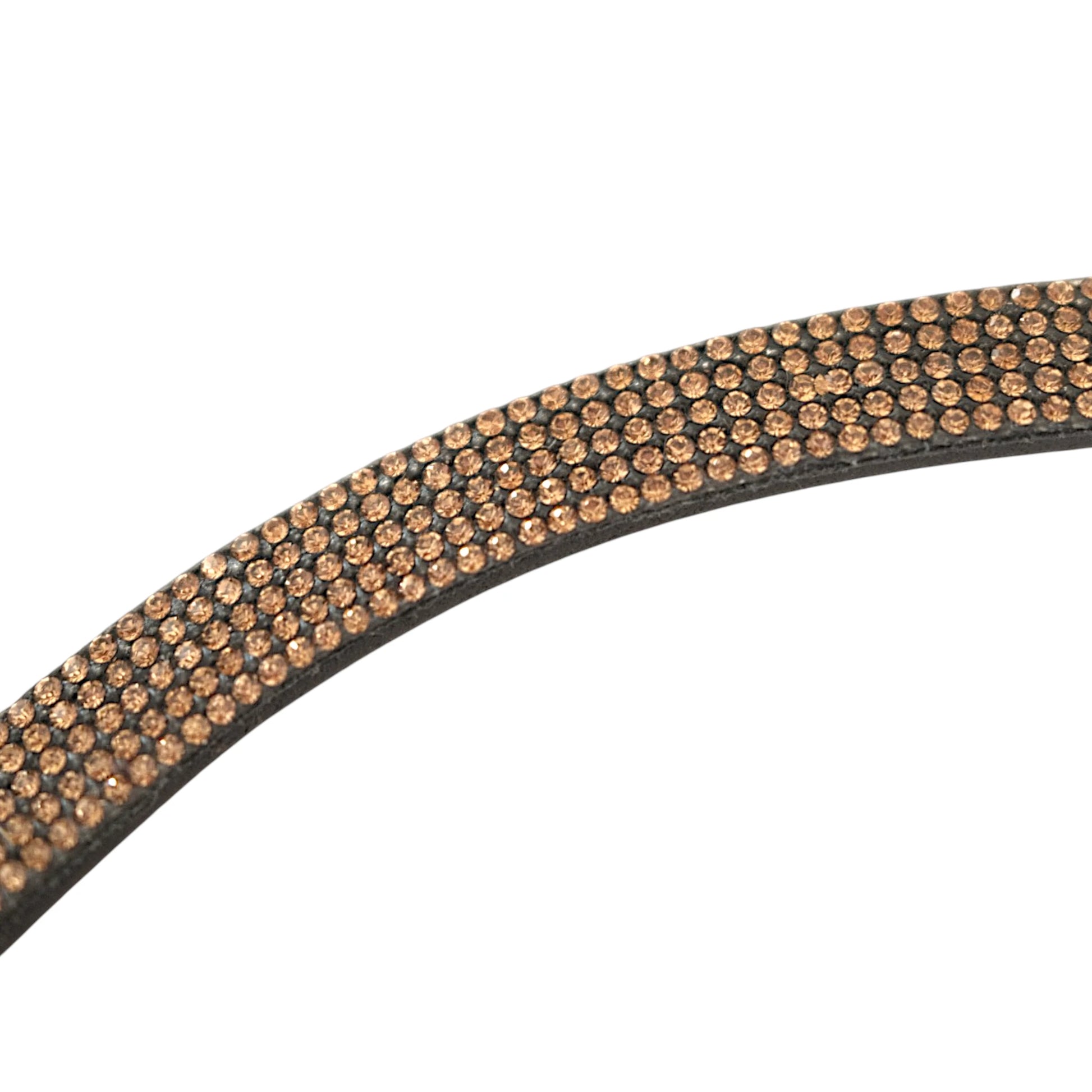 TdeT-Frontal Strass Havane Fonce Or