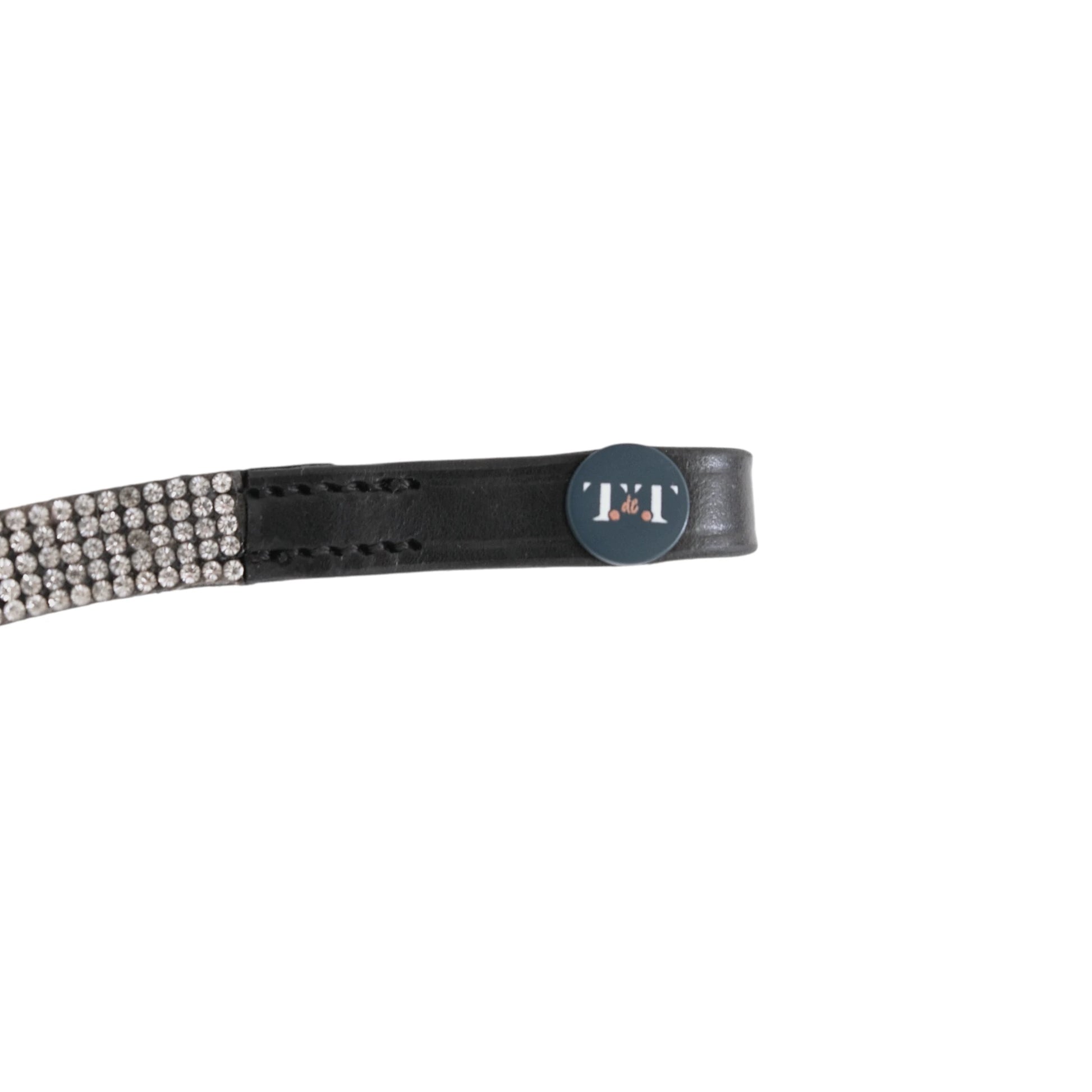 TdeT-Frontal Strass Noir Argent