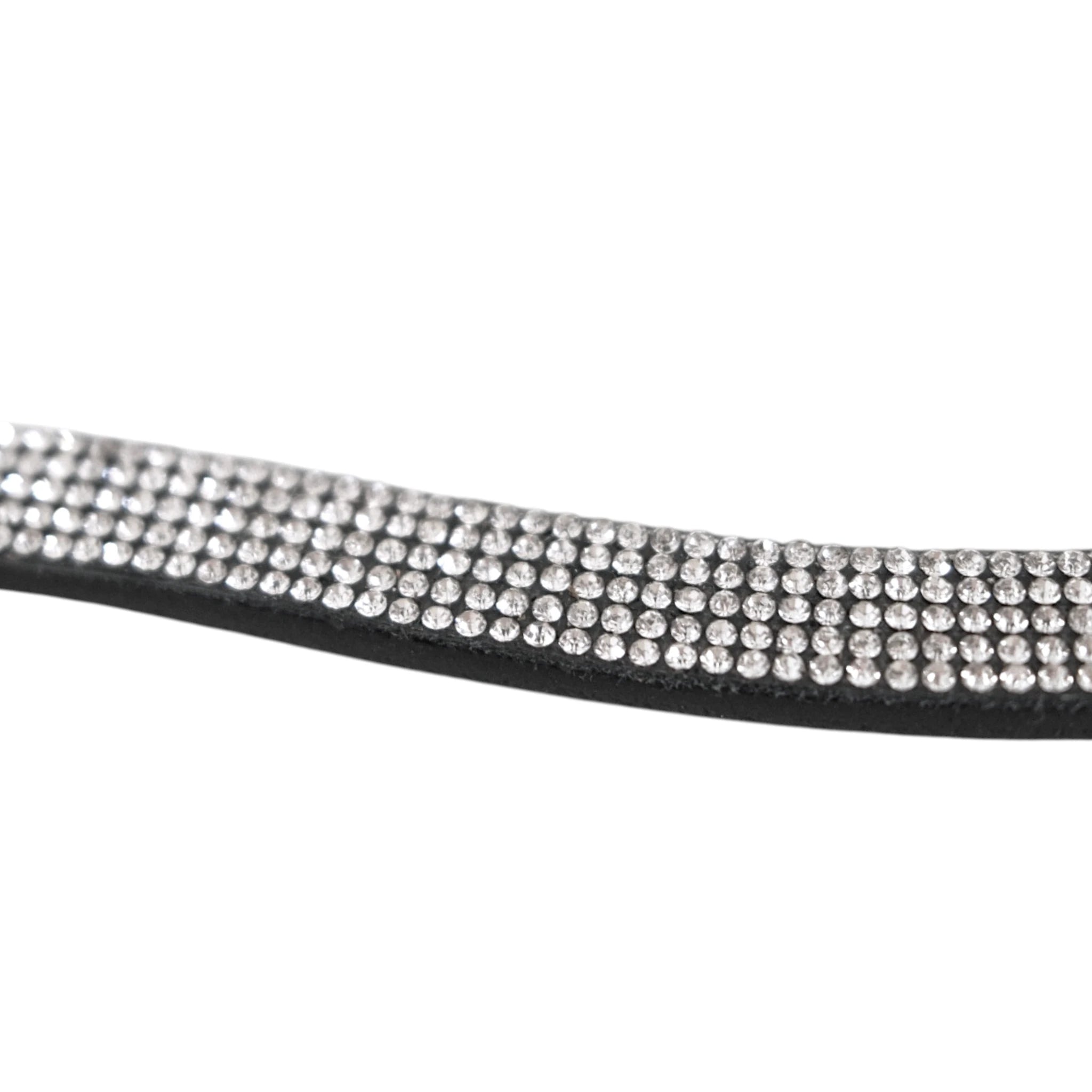 TdeT-Frontal Strass Noir Argent
