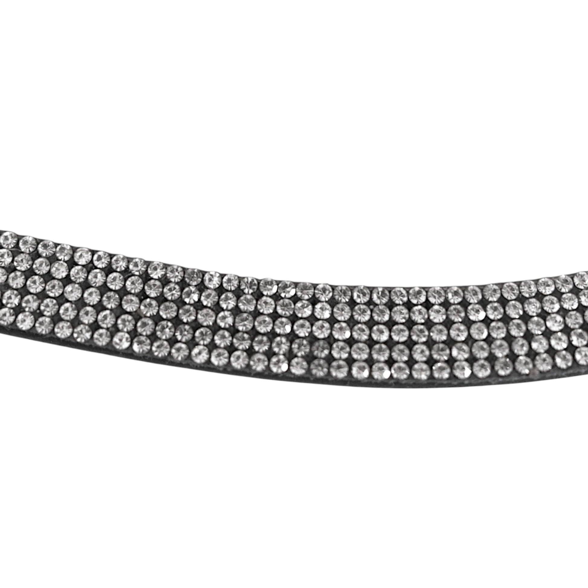 TdeT-Frontal Strass Noir Argent
