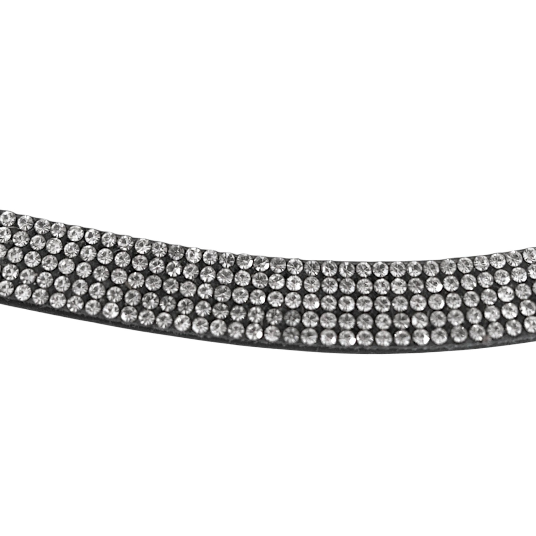 TdeT-Frontal Strass Noir Argent