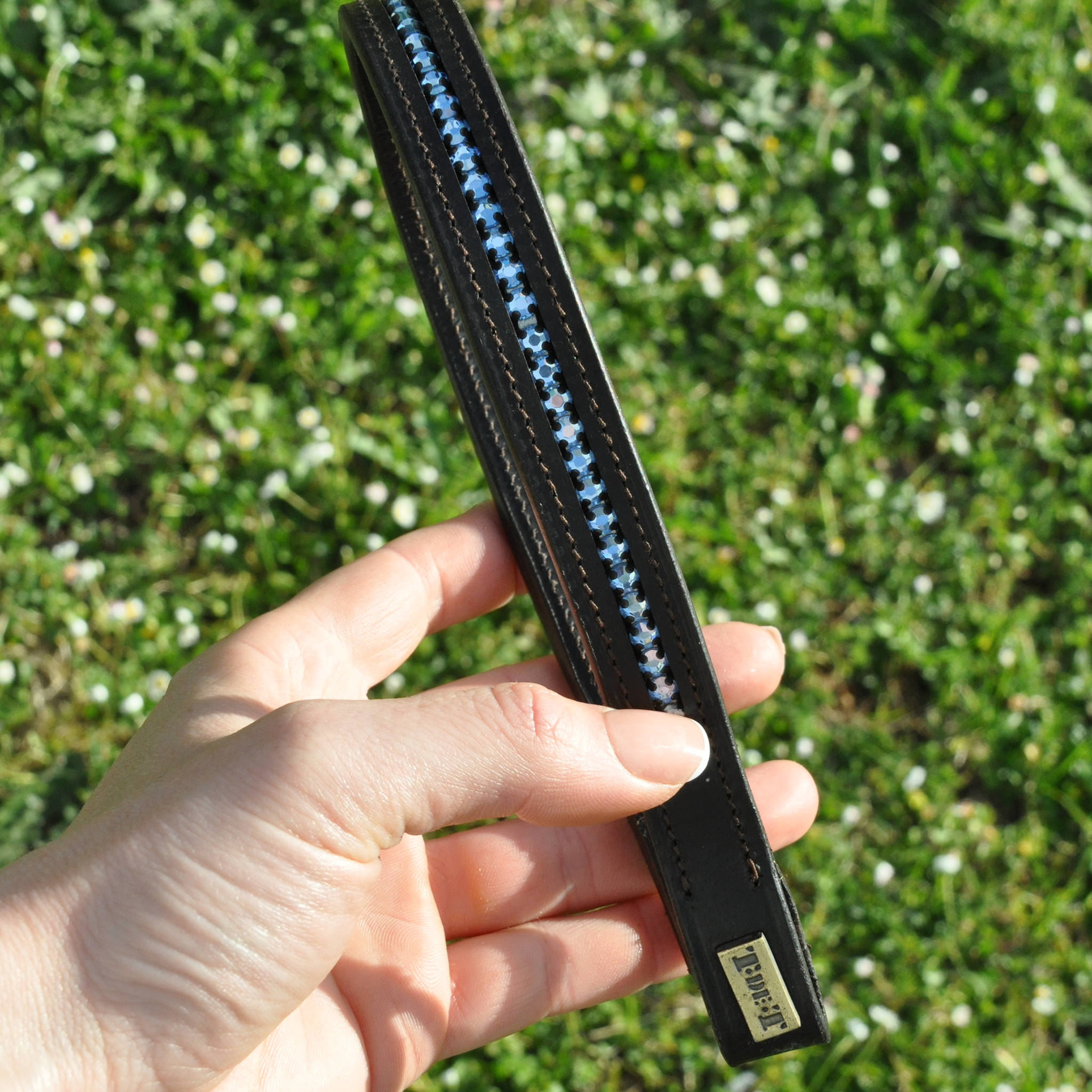 TdeT - Frontal Diamant Aurora havane/ bleu