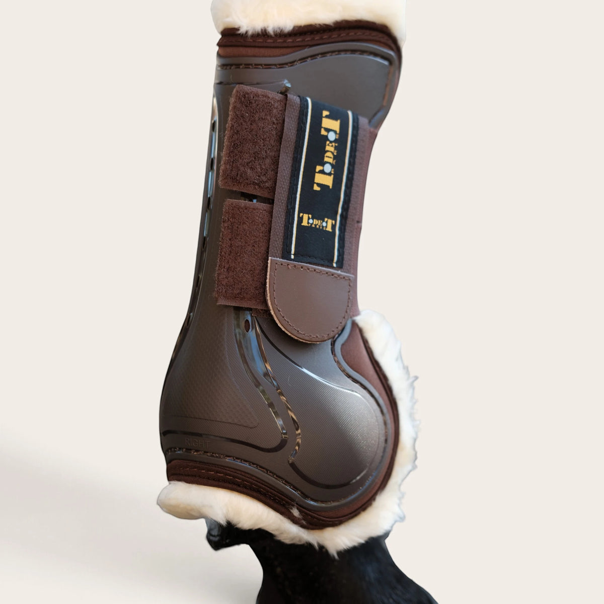 TdeT - Guetres Design mouton marron