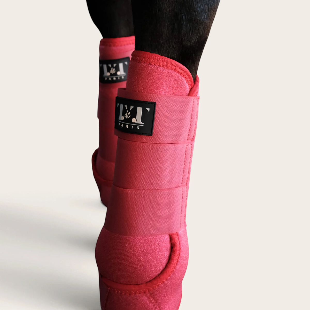 TdeT - Guetres Neoprene Rouge