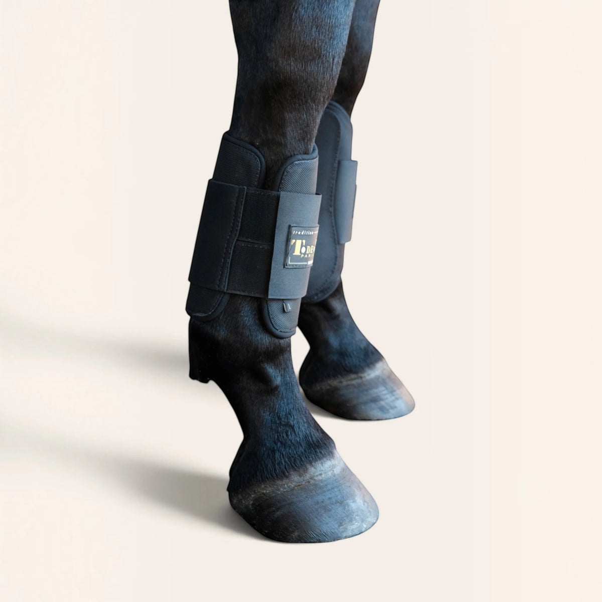 TdeT - Guêtres auto-moulantes fermées Cordura noir