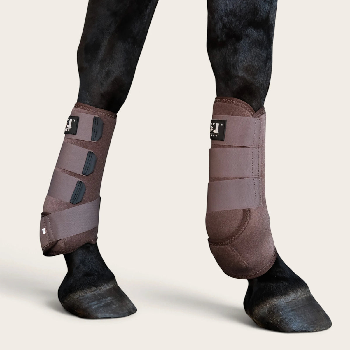 TdeT - Guetres neoprene marron