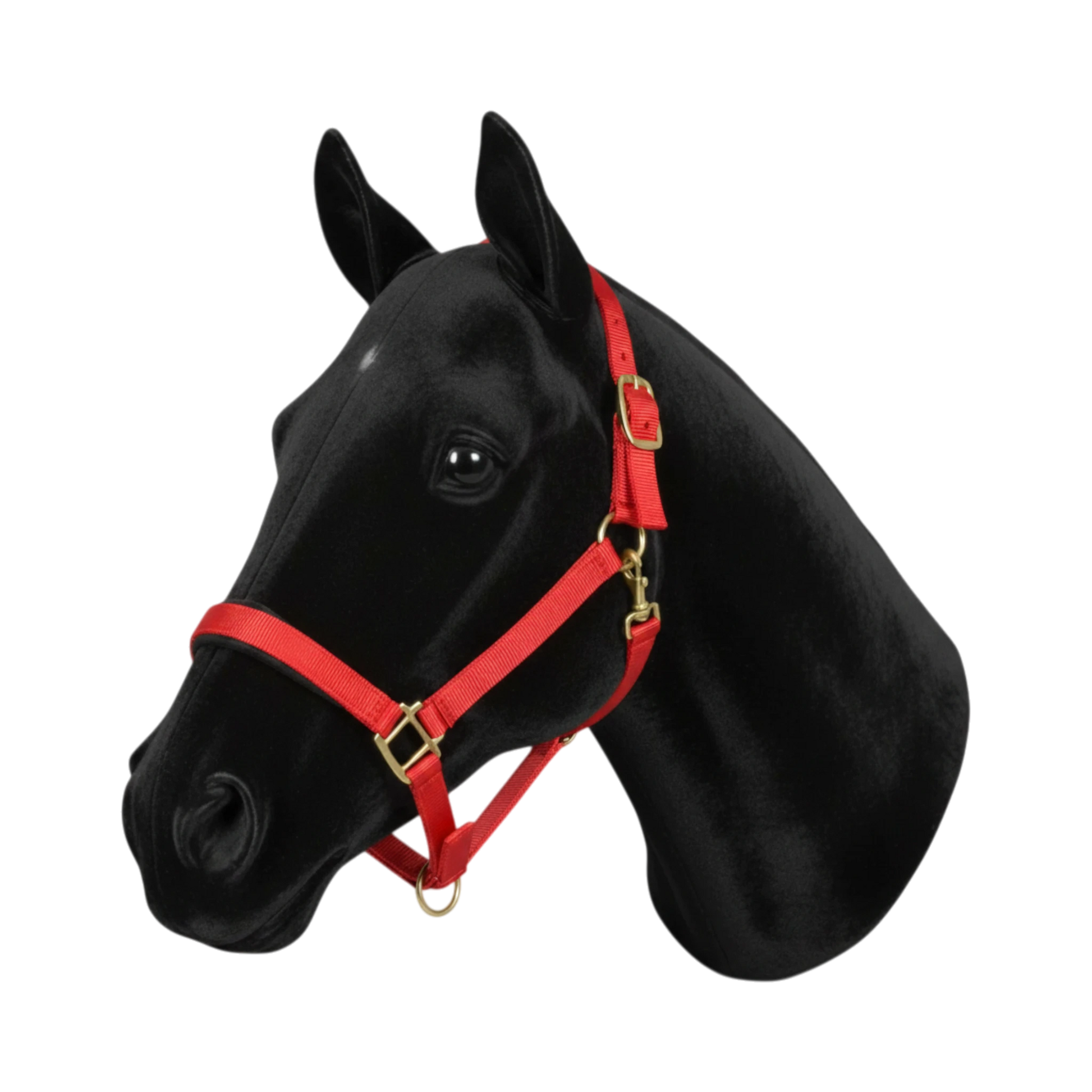 TdeT - Synthetic suede-lined halter red