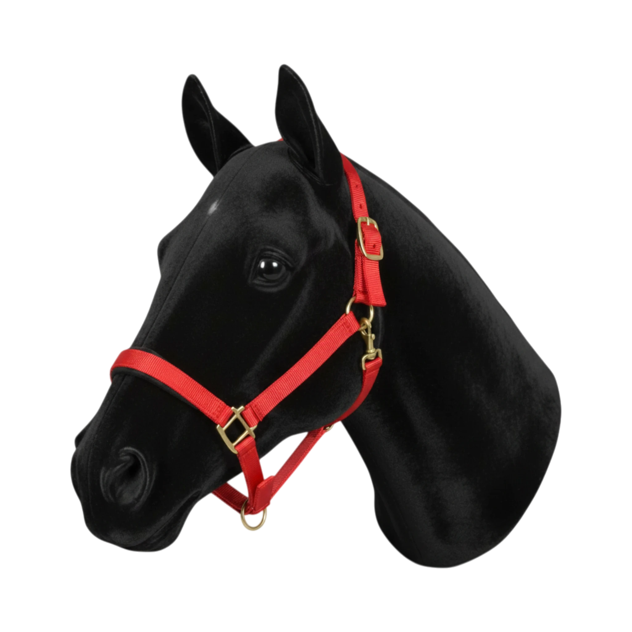 TdeT - Synthetic suede-lined halter red