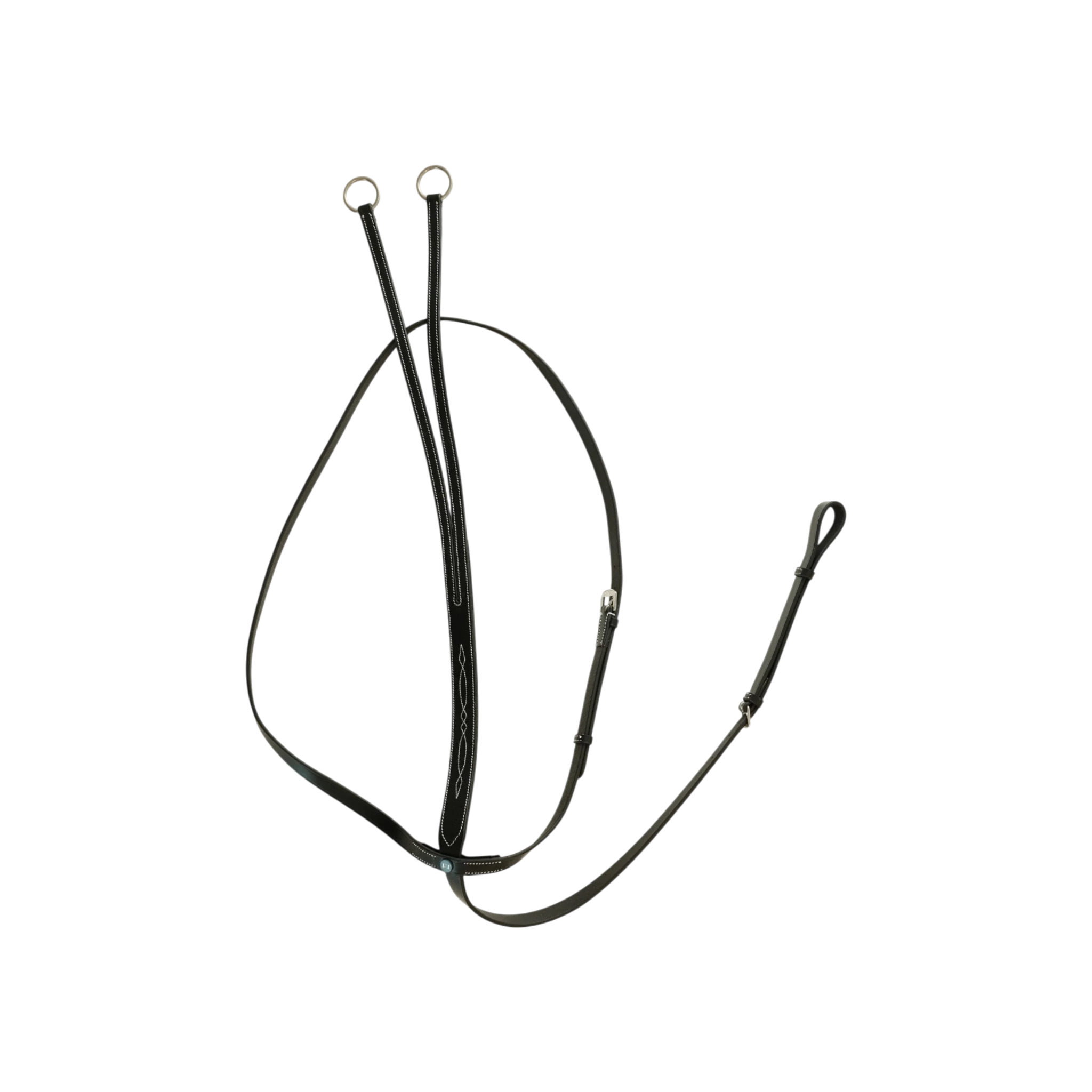 Topstitched martingale