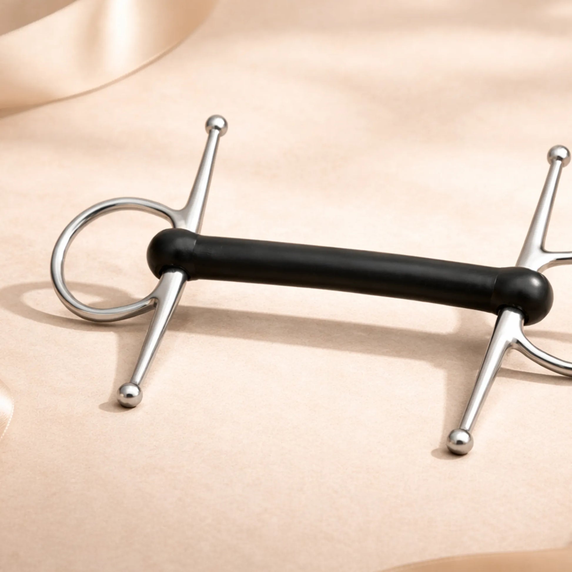 TdeT - Straight rubber bit black
