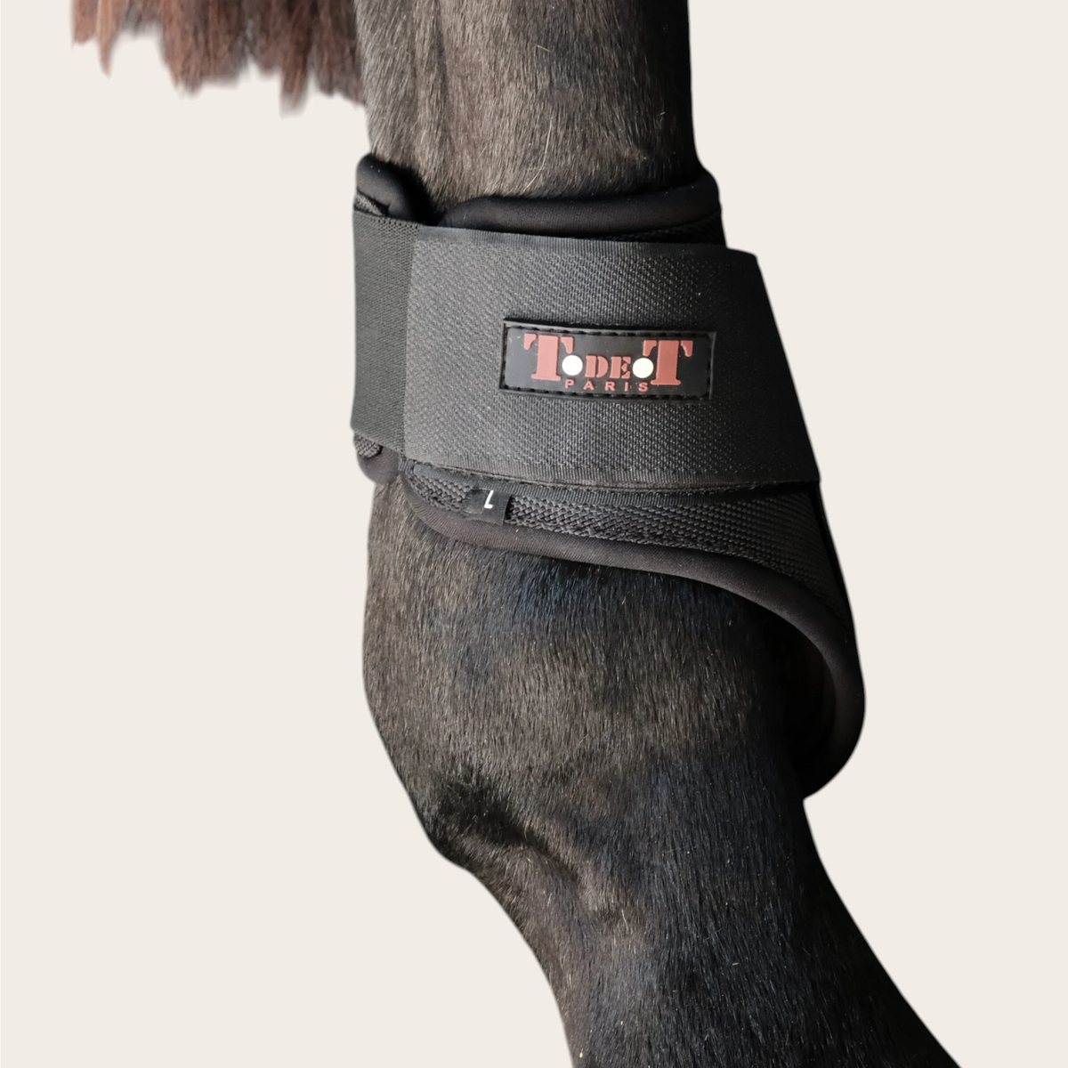 TdeT - Protège-boulets auto-moulants Cordura noir