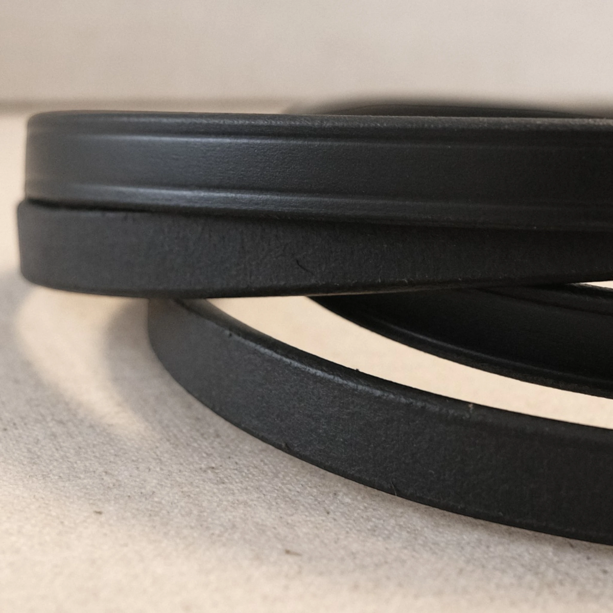 TdeT-Renes cuir lisses Noir