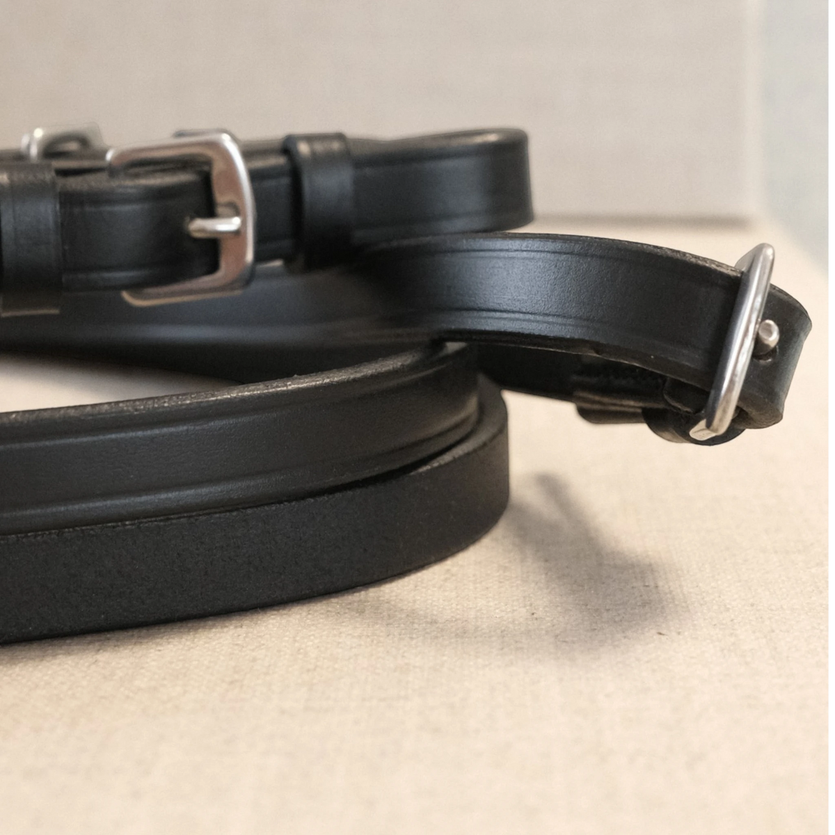 TdeT-Renes cuir lisses Noir