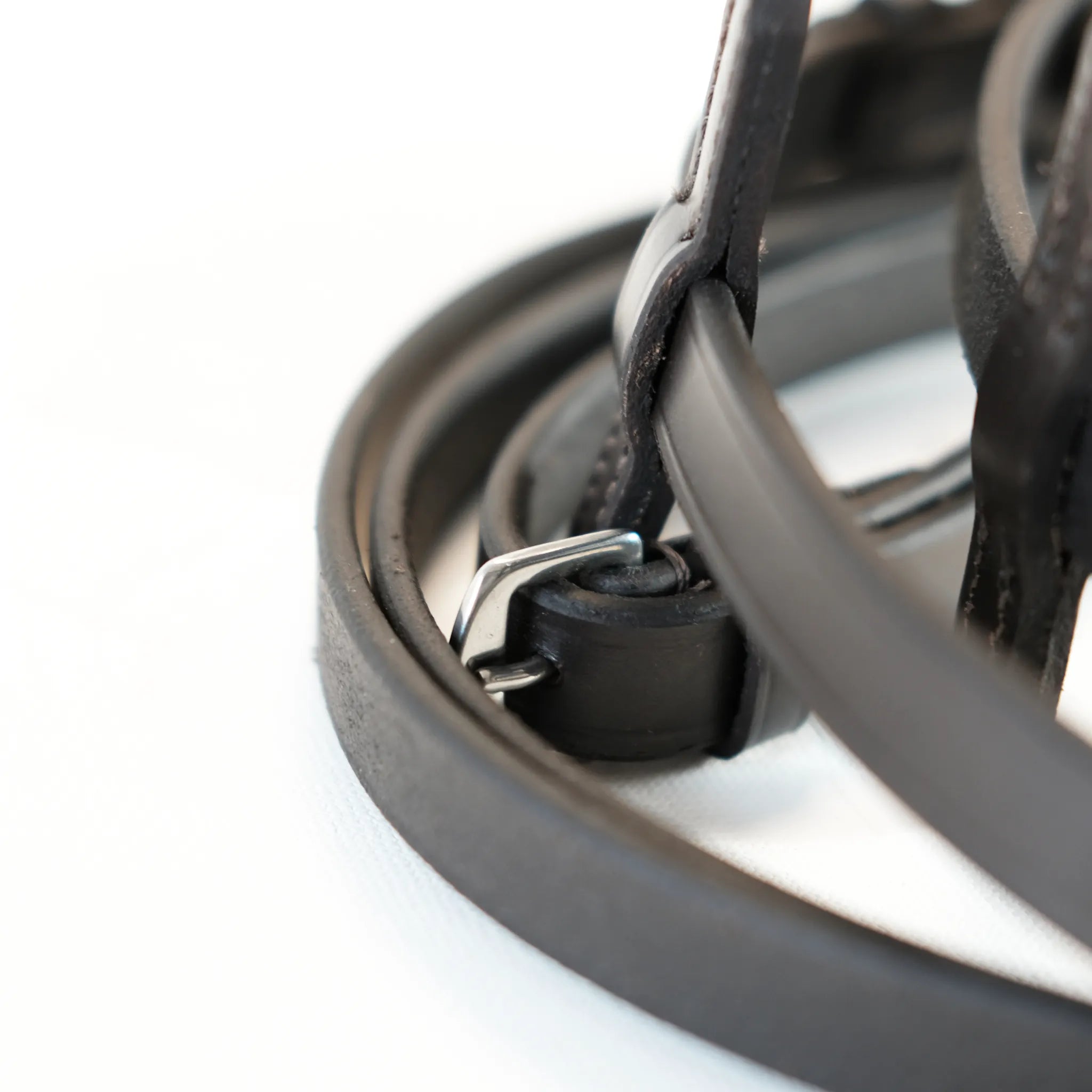 Smooth leather reins