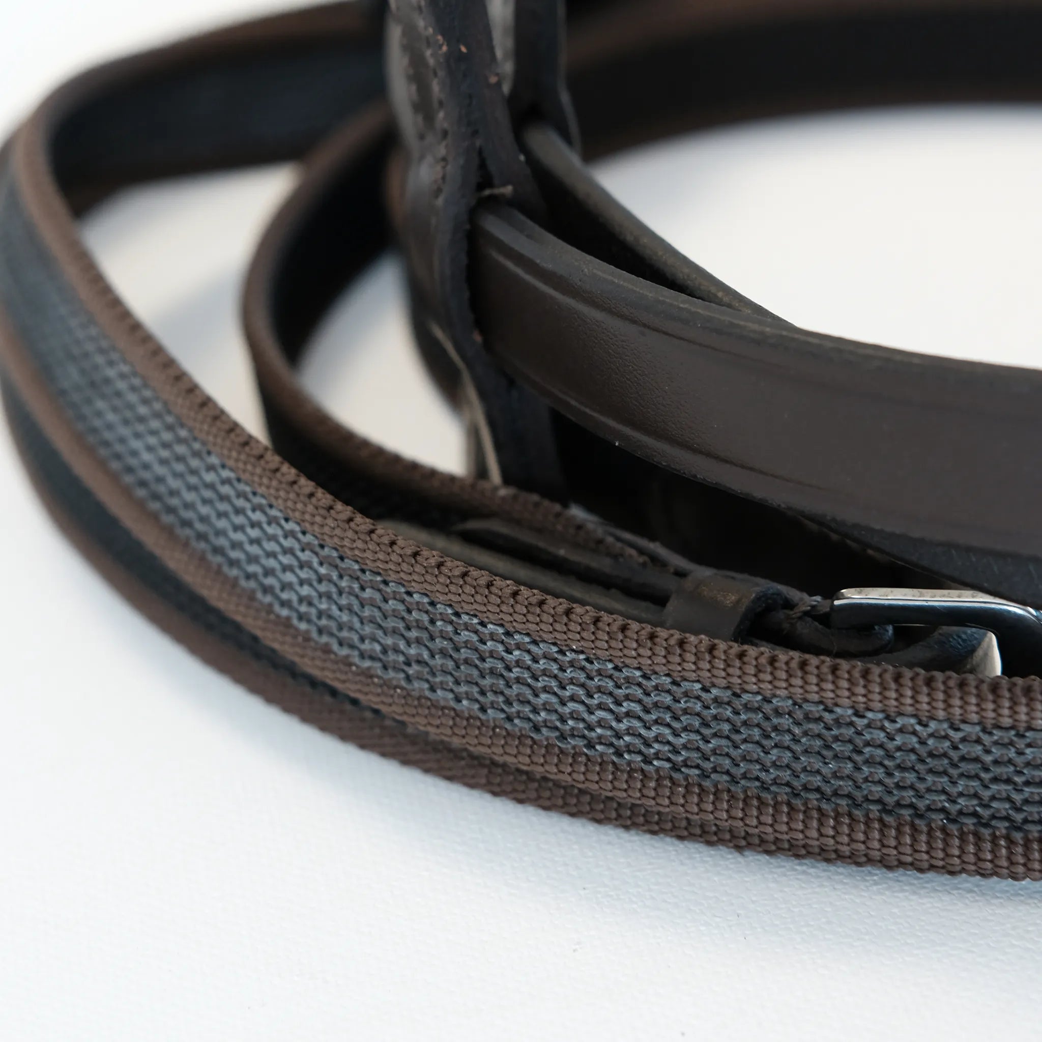 TdeT - Super grip smooth reins havana
