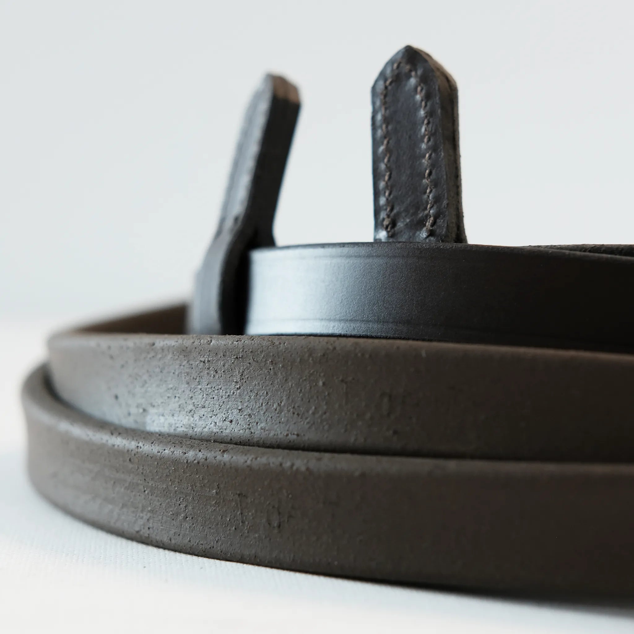 TdeT - Rênes Ultra Grip lisses havane