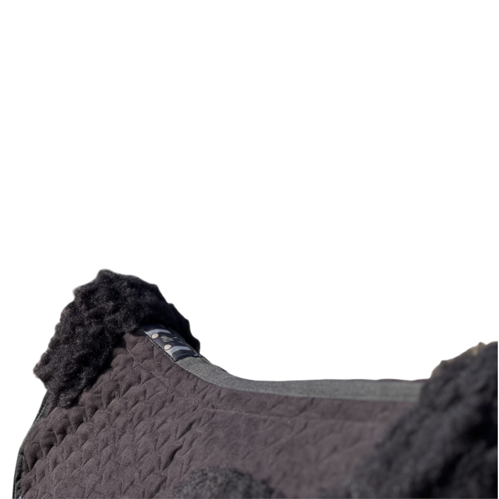 TdeT - Amortisseur contour de selle mouton noir / noir