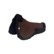 TdeT - Amortisseur contour de selle mouton noir / marron