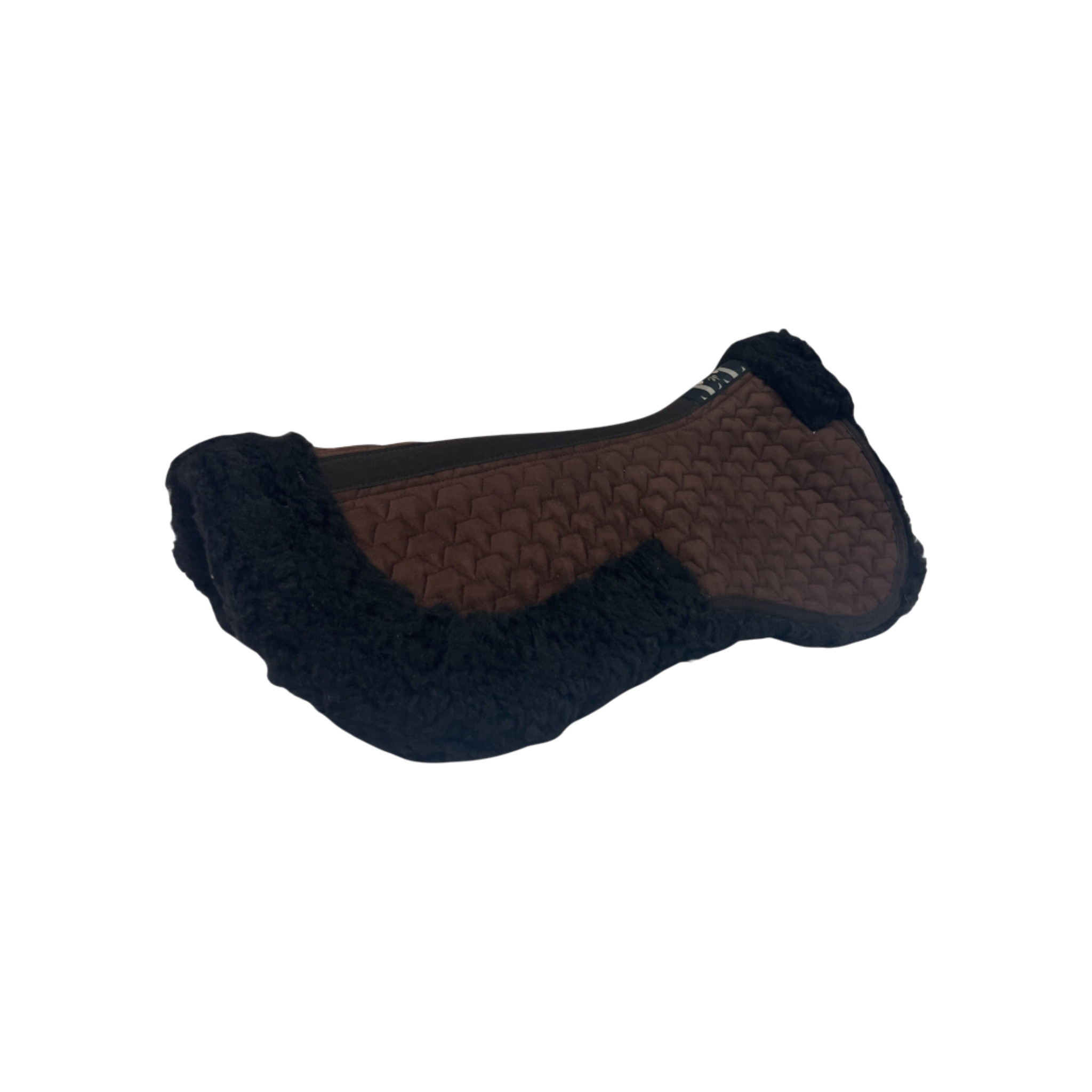 TdeT - Amortisseur contour de selle mouton noir / marron