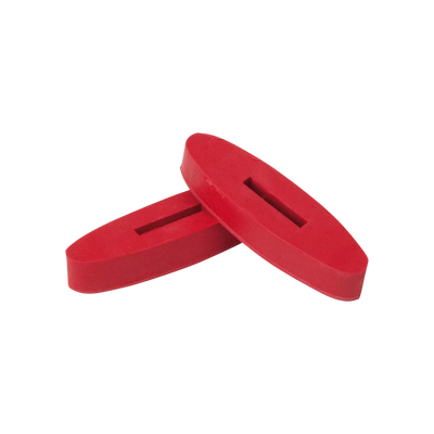 Arrêtoirs caoutchouc rouge