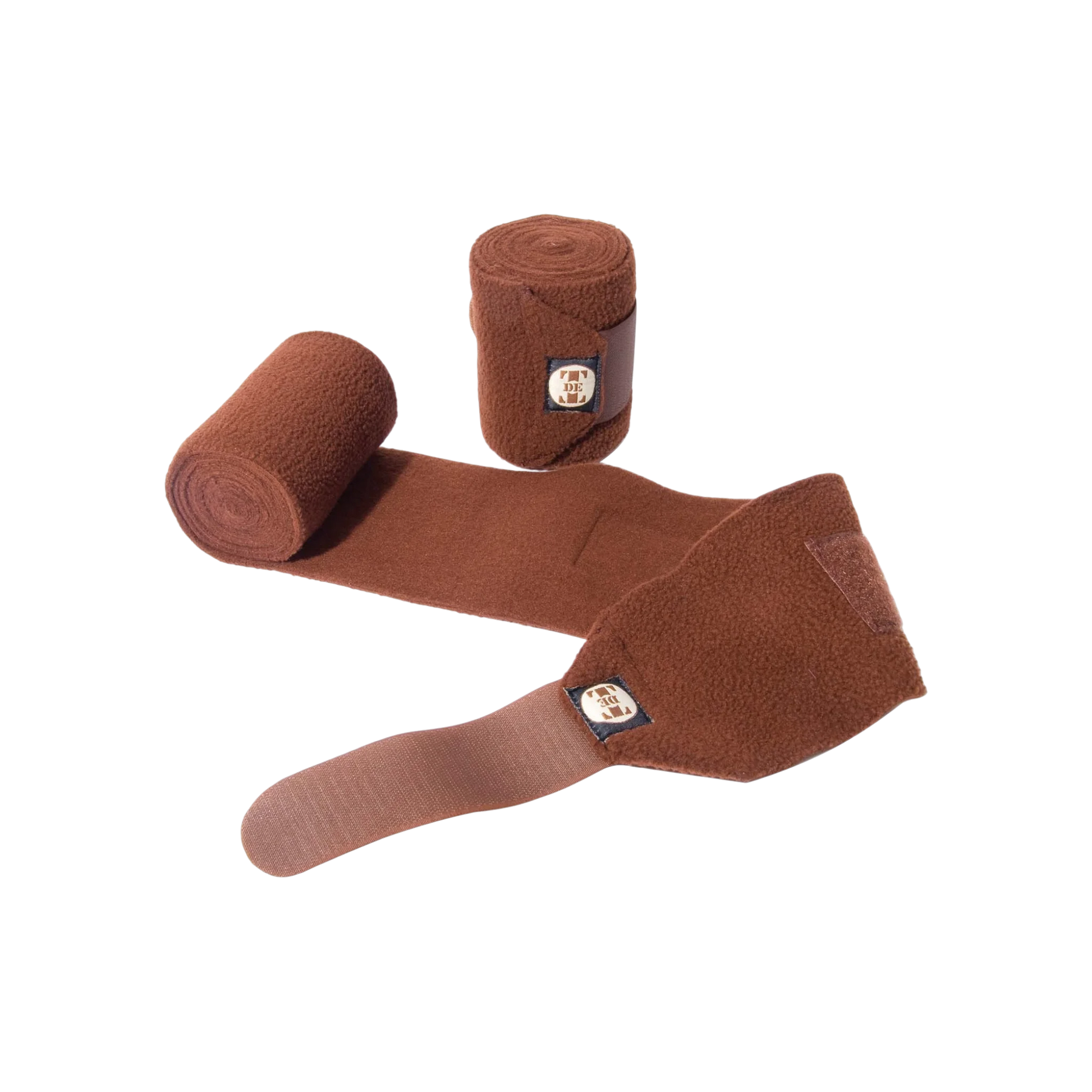 TdeT - Bandes de polo marron foncé