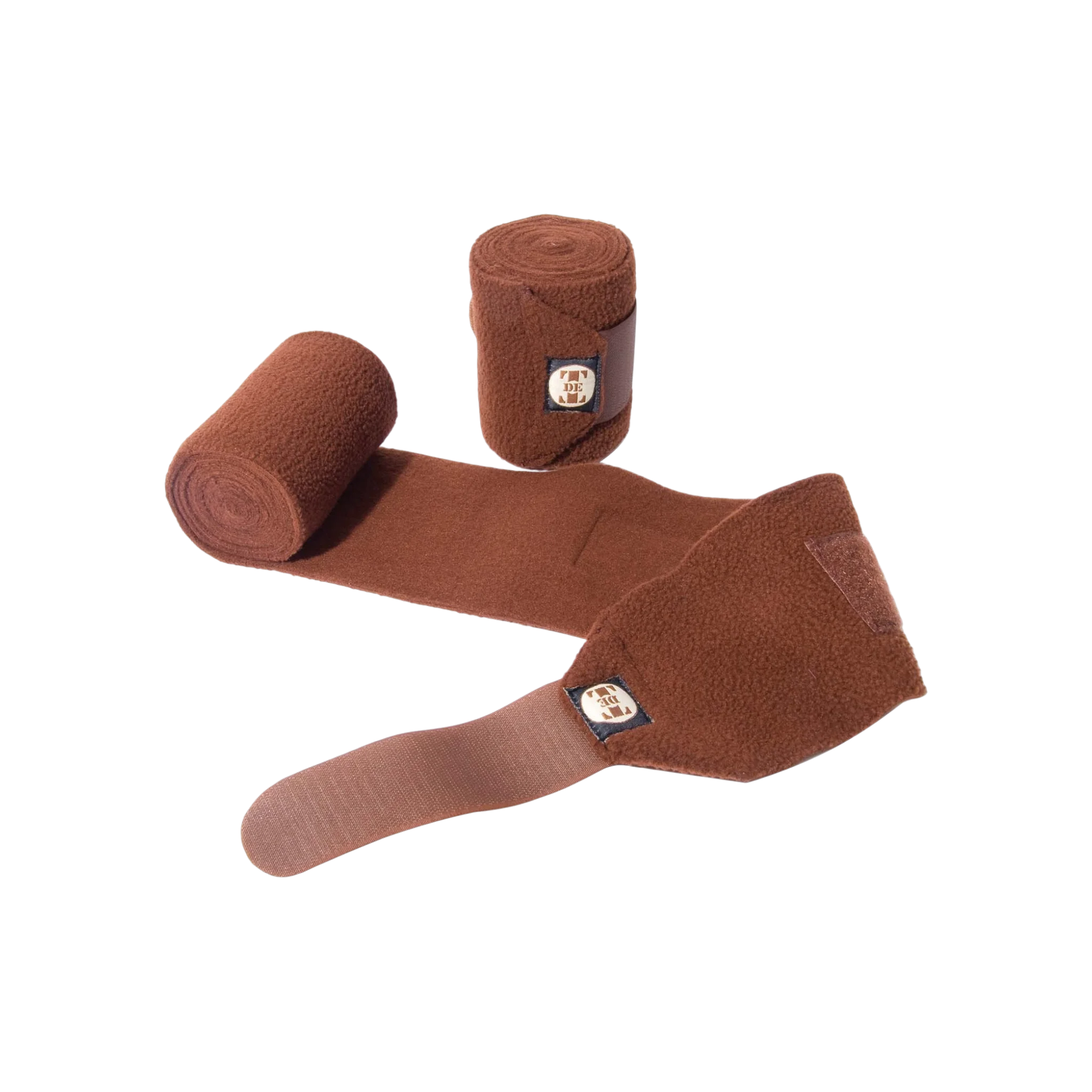 TdeT - Bandes de polo marron foncé