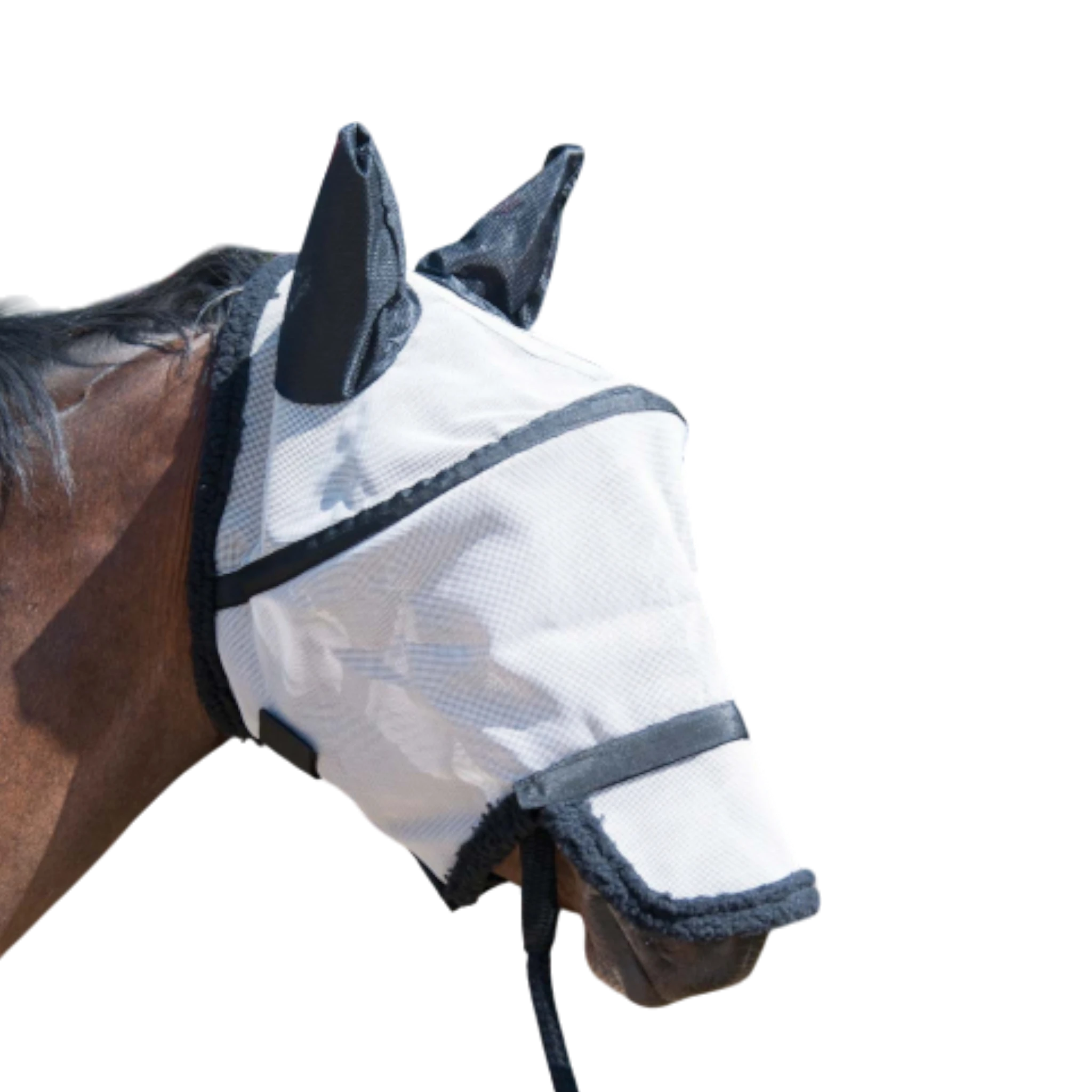 TdeT - Masque anti-mouches Arceau avec oreilles gris noir