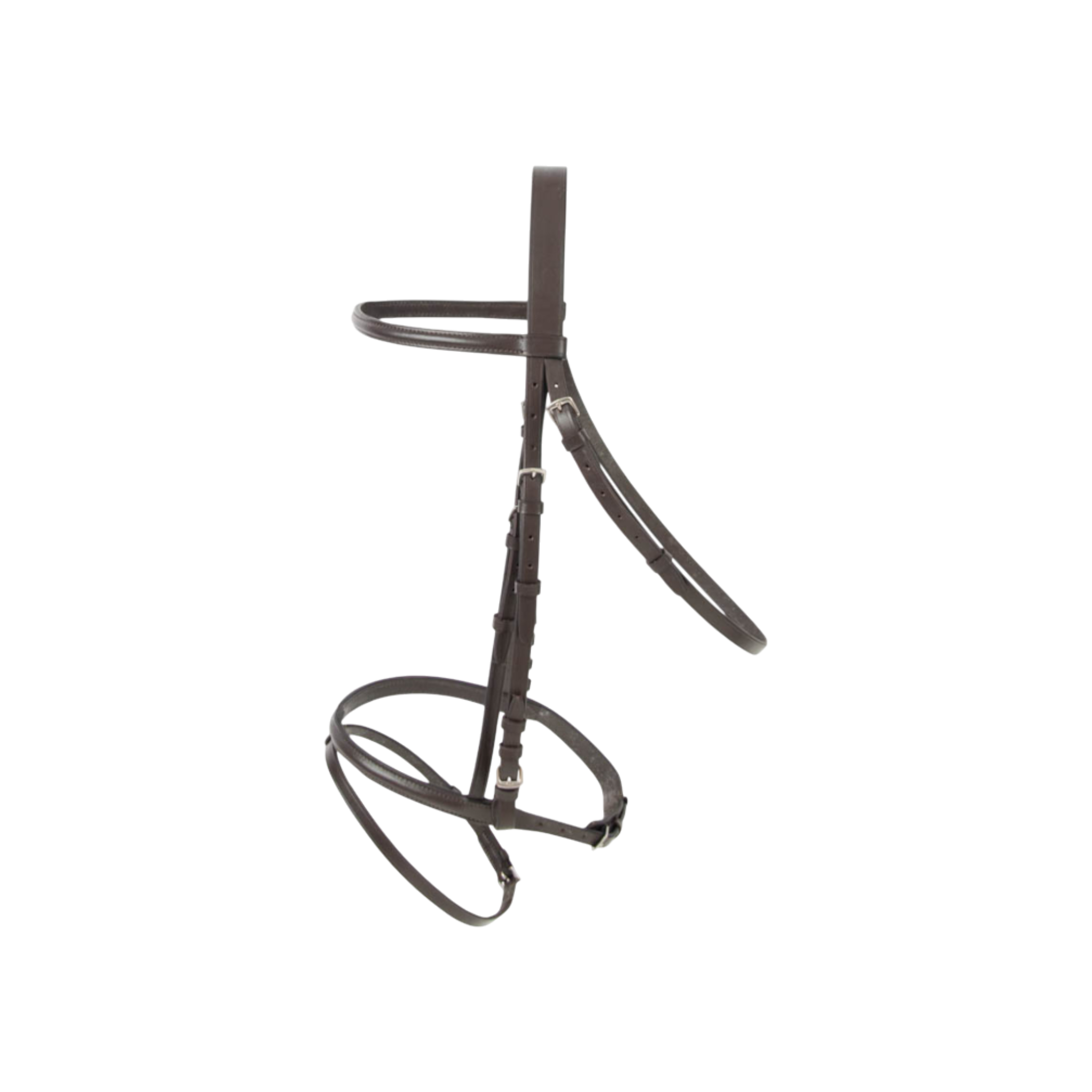 TdeT - Bridon classique Bellini avec rênes havane foncé