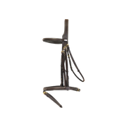 TdeT - Bridon classique Kessel avec rênes havane foncé