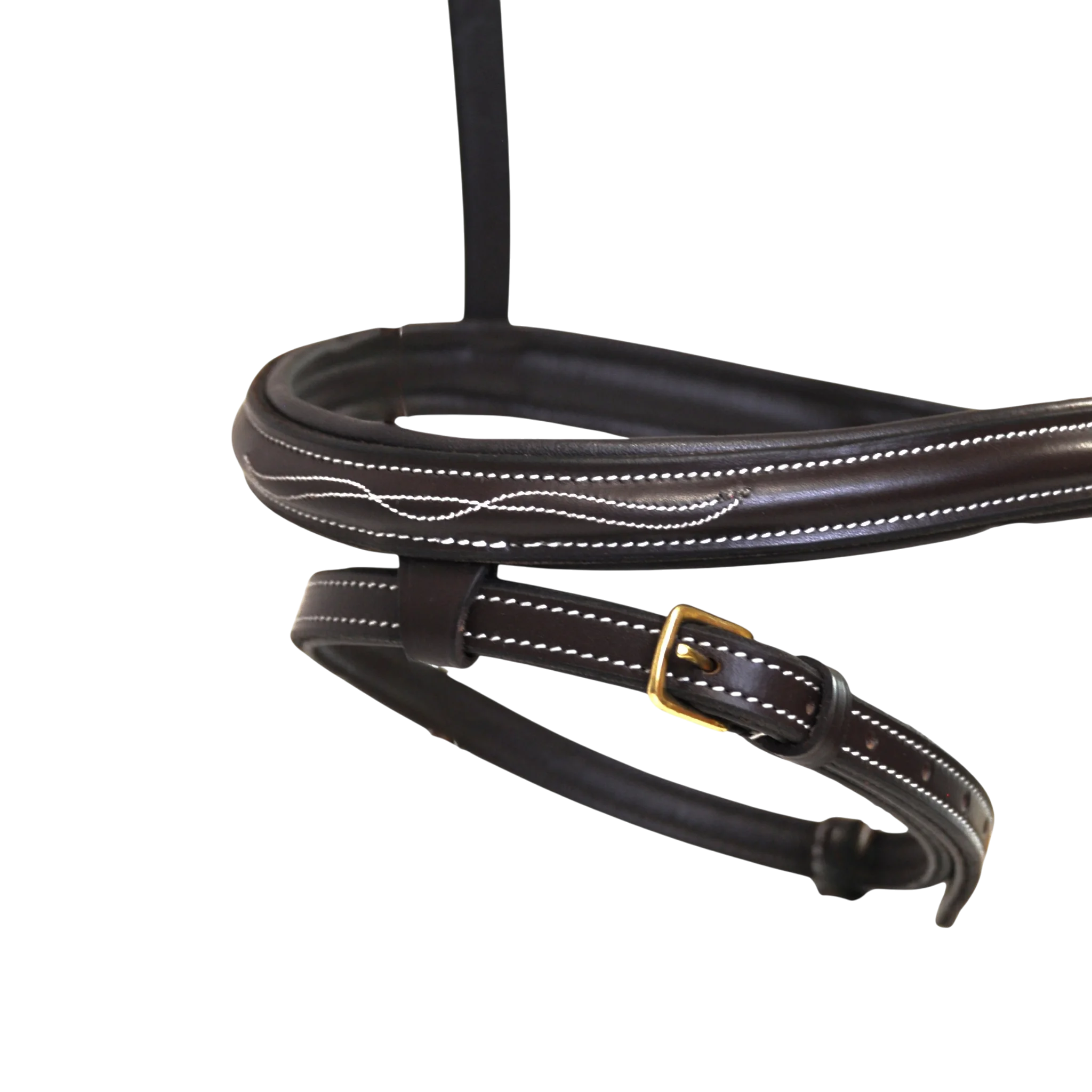 TdeT - Bridon classique Kessel avec rênes havane foncé