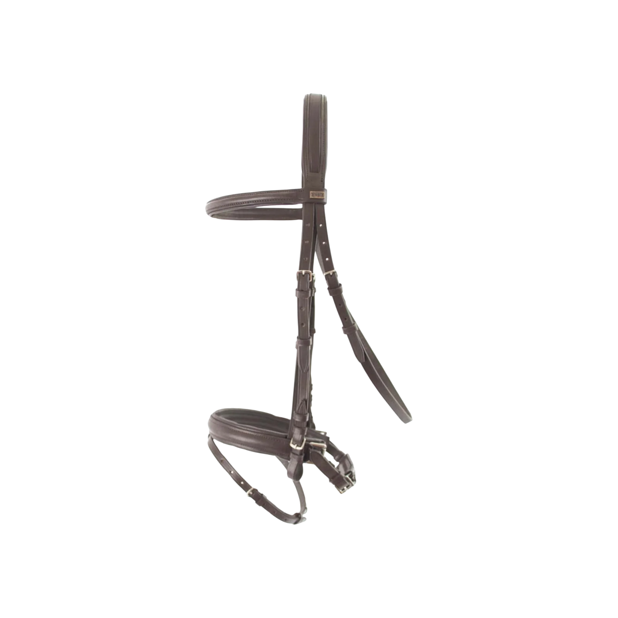 TdeT - Bridon classique Pull-back avec rênes havane foncé