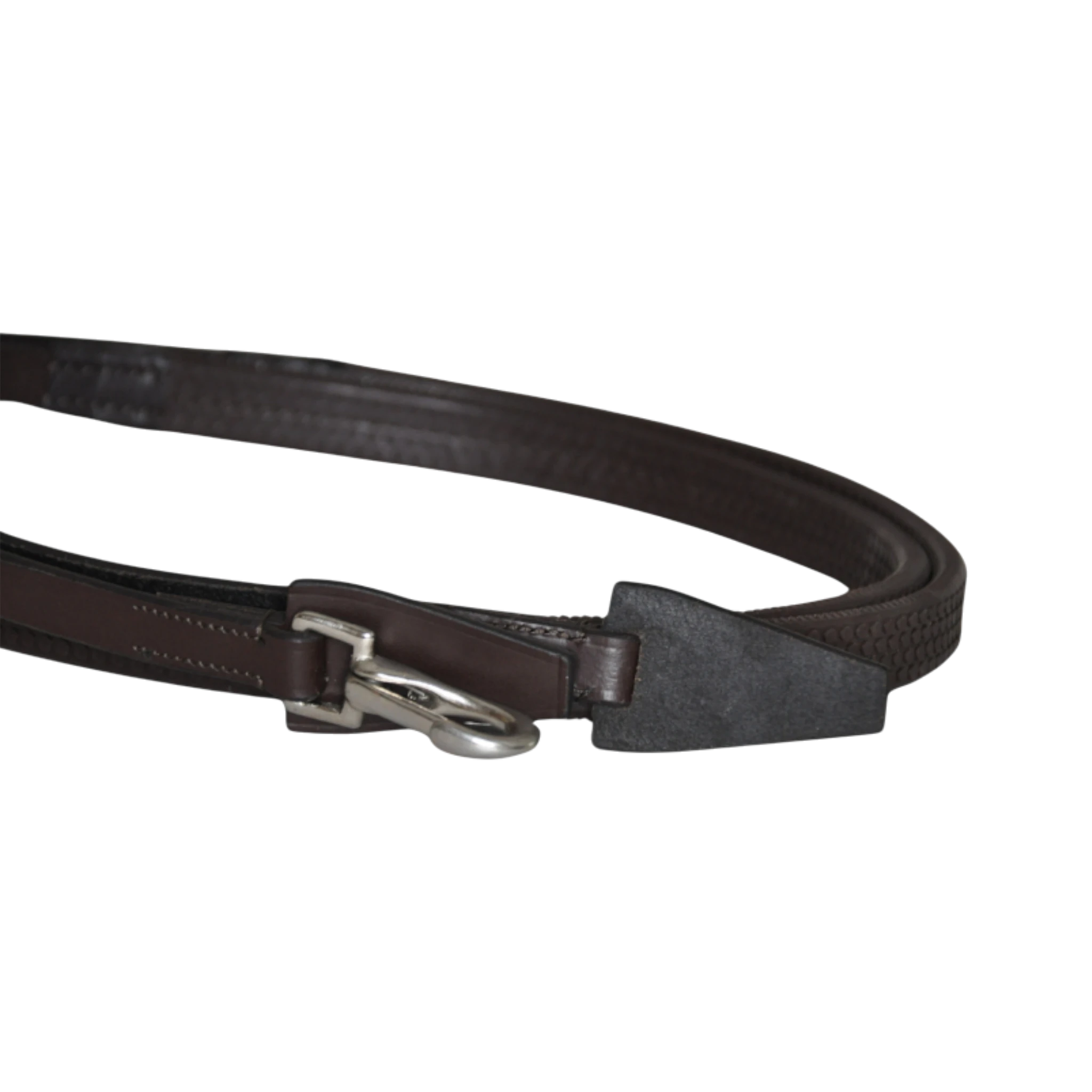 TdeT - Bridon classique Easy mors avec rênes havane foncé