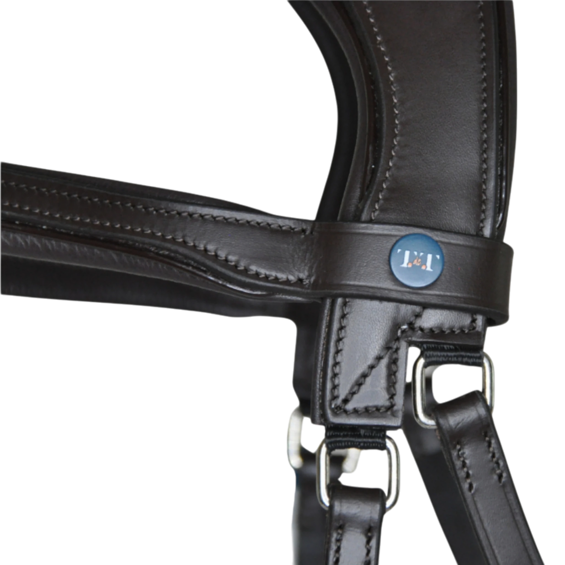 TdeT - Essentiel Comfort bridle without noseband with reins dark havana