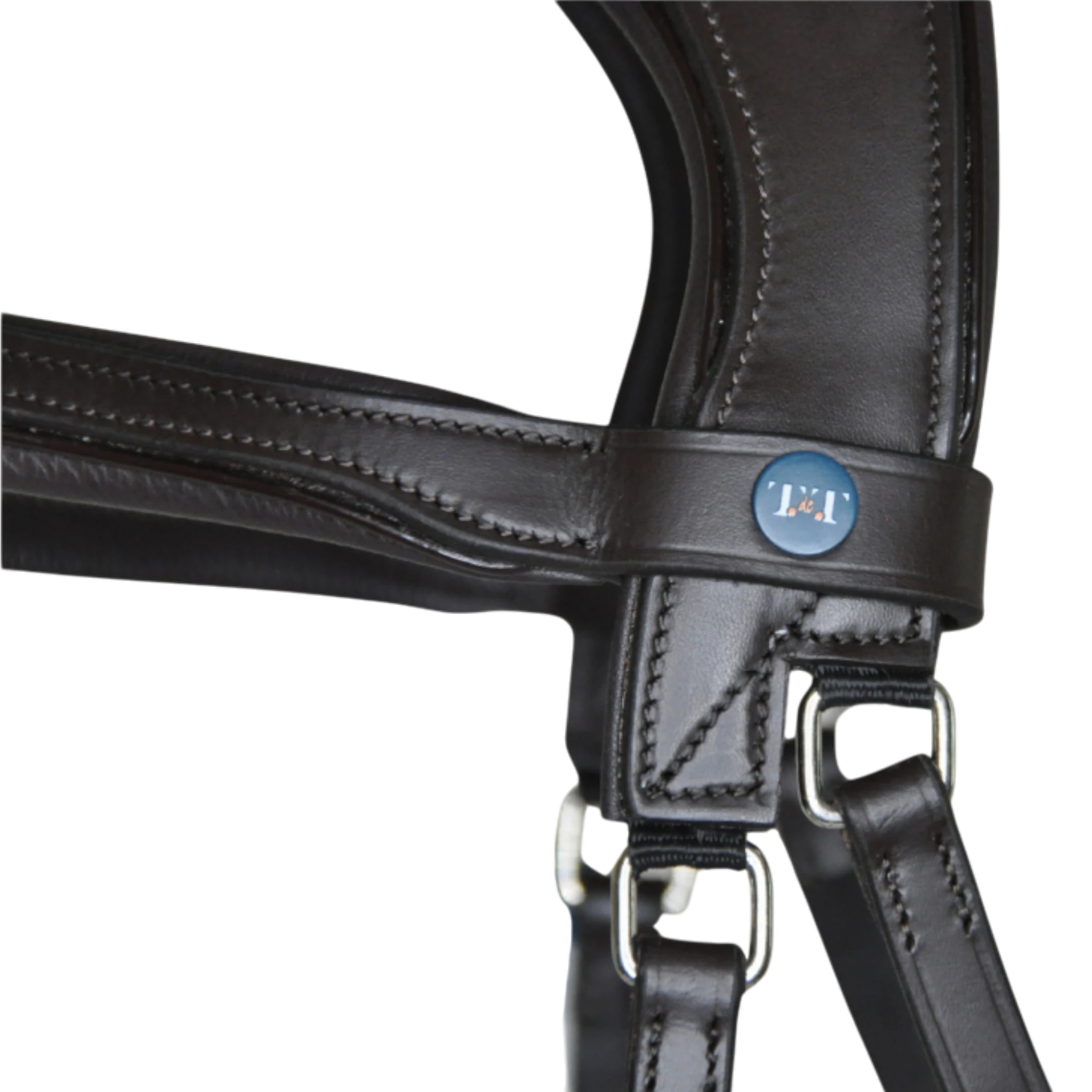 TdeT - Essentiel Comfort bridle without noseband with reins dark havana