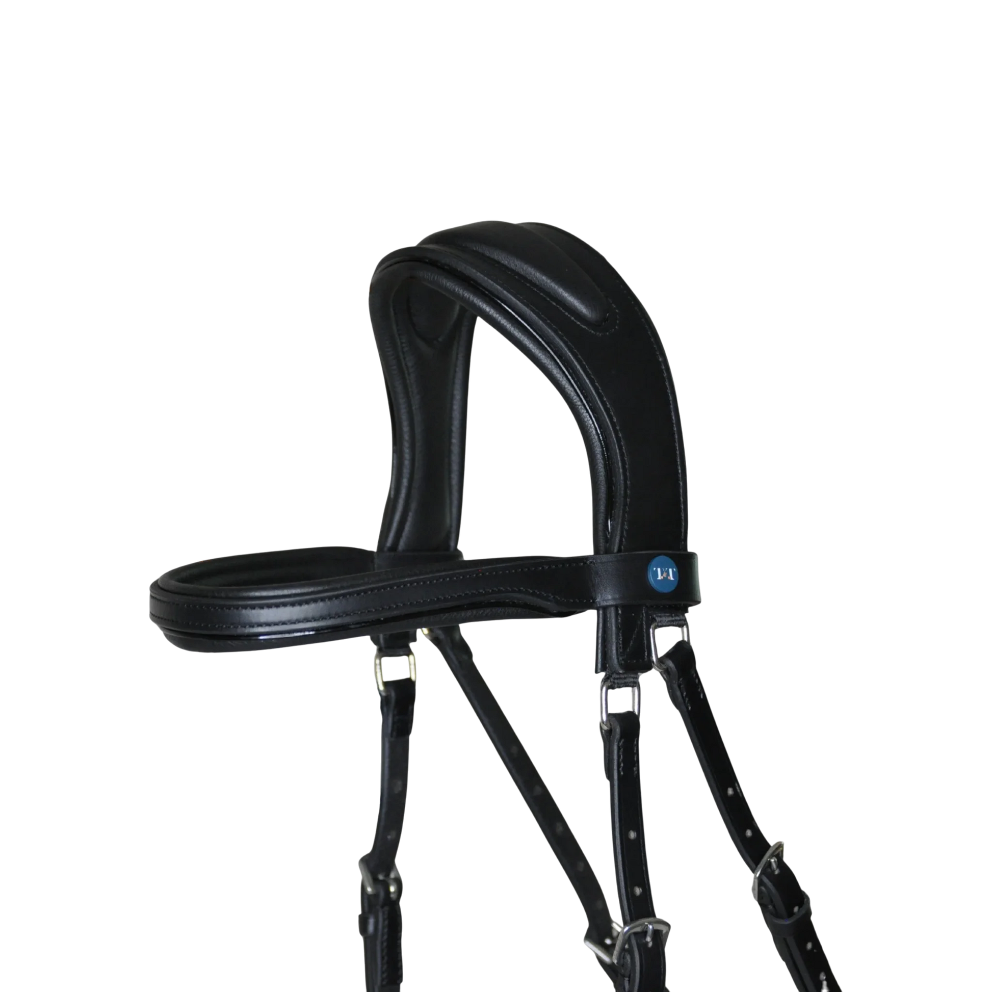 TdeT - Essentiel Comfort bridle without noseband with reins black