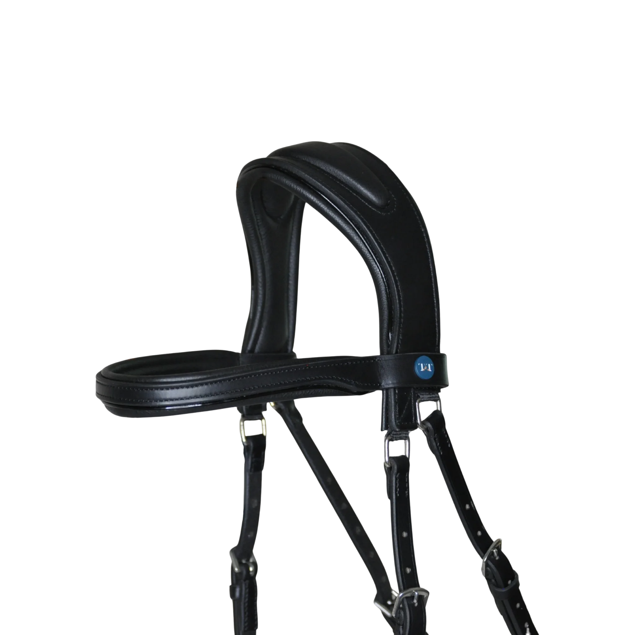 TdeT - Essentiel Comfort bridle without noseband with reins black
