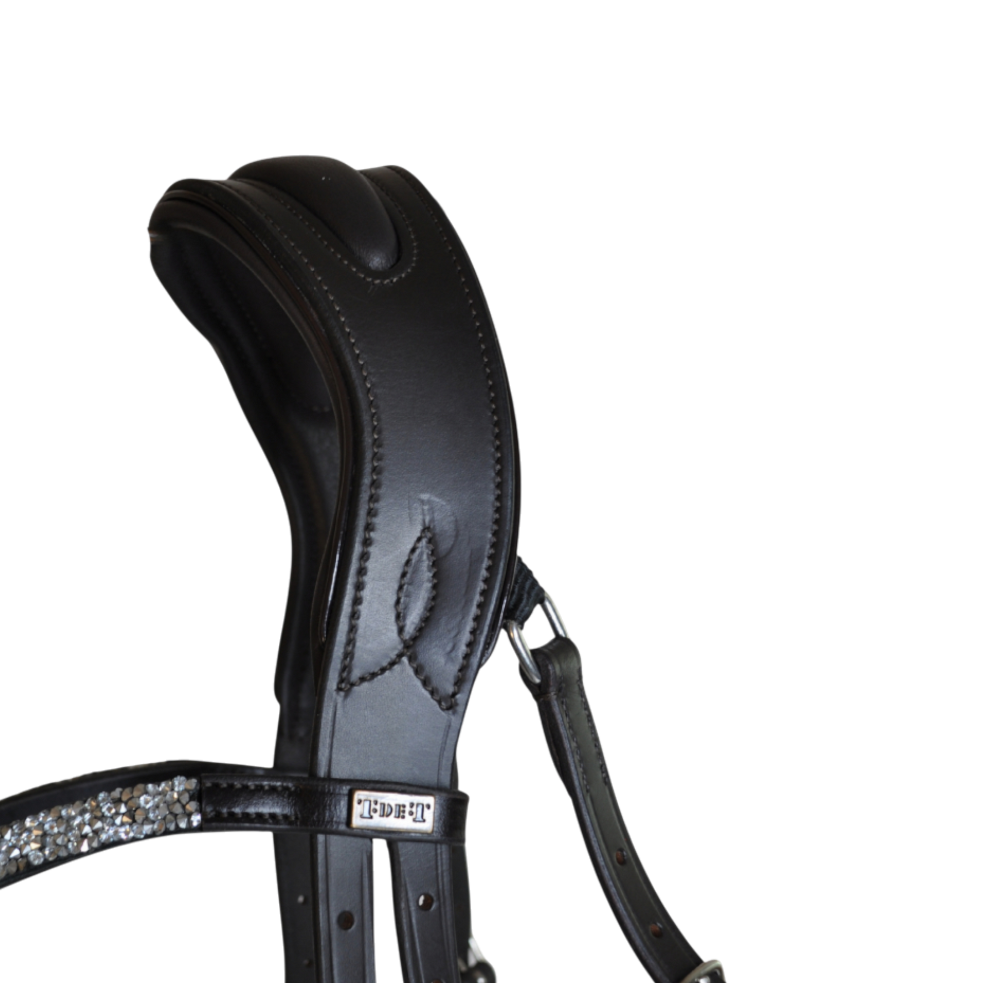 Bridon anatomique Hopper avec rênes marron argent