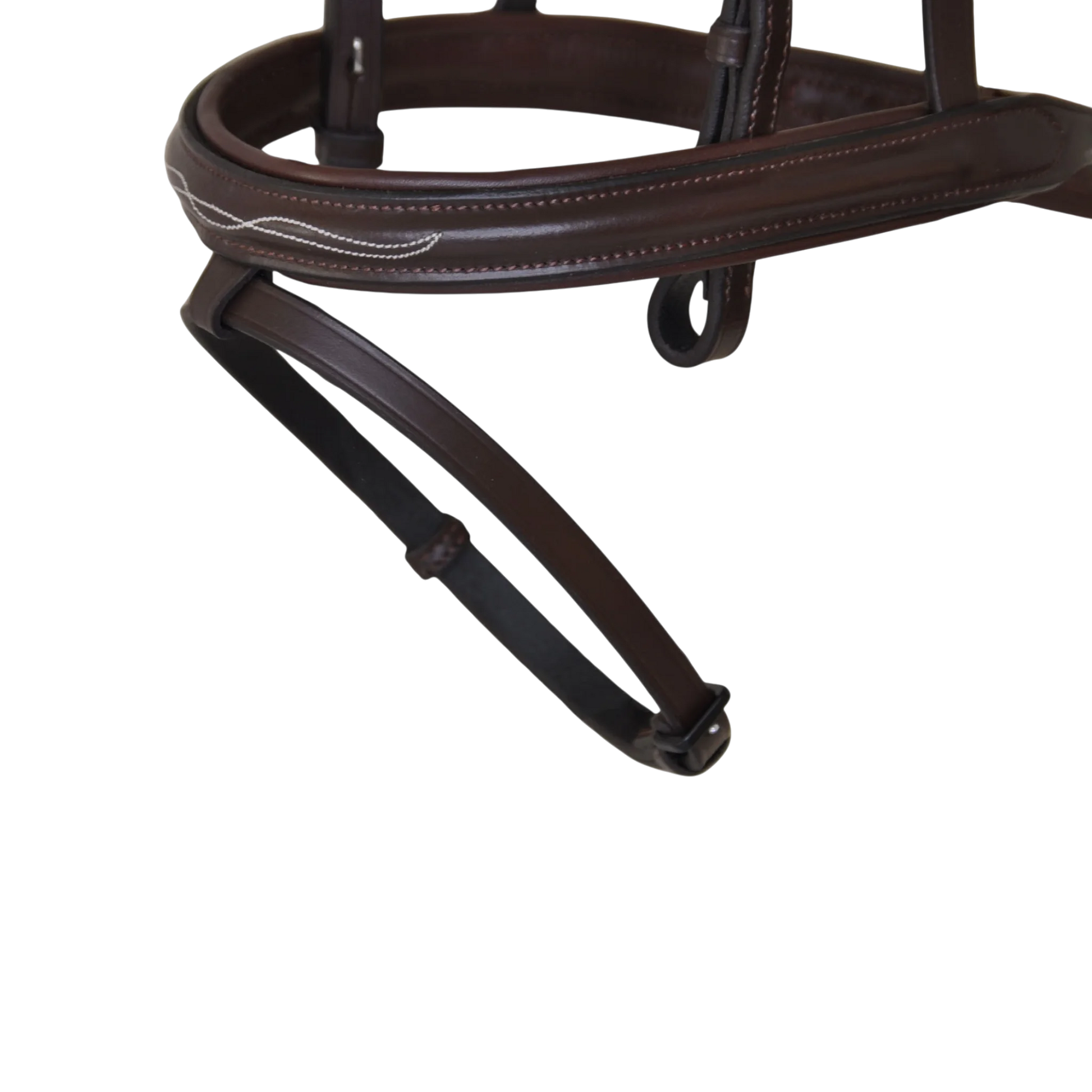 TdeT - Bridon à pont Raphaël avec rênes havane foncé