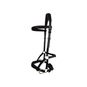 TdeT - Bridon Sidepull cuir No More havane foncé