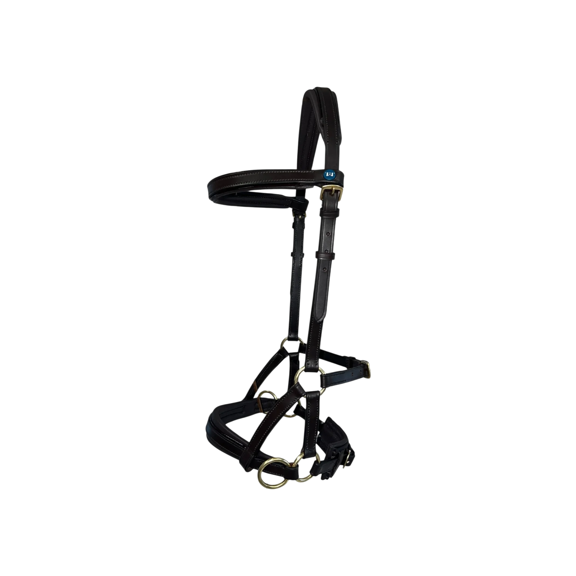 TdeT - Bridon Sidepull cuir No More havane foncé