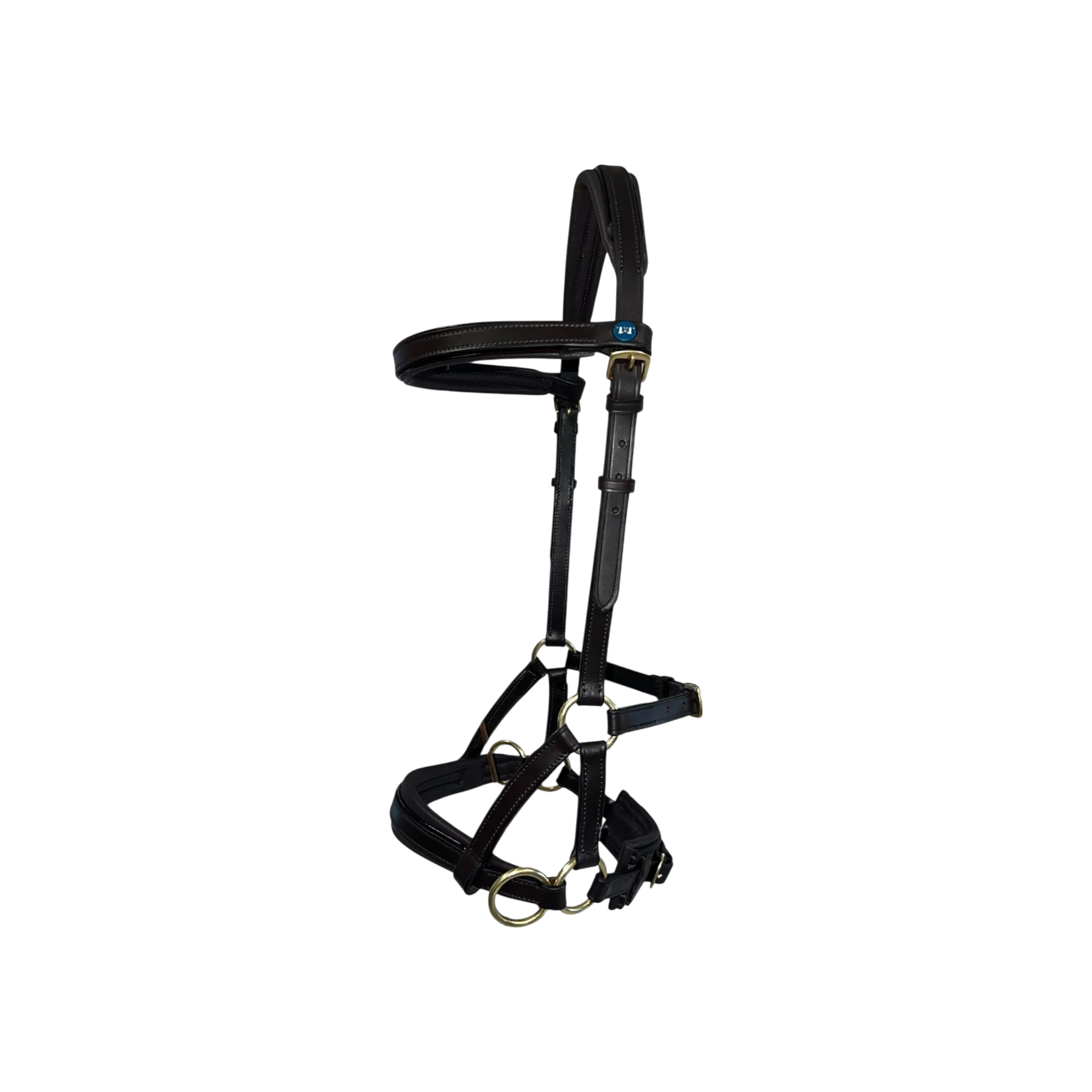 TdeT - Bridon Sidepull cuir No More havane foncé