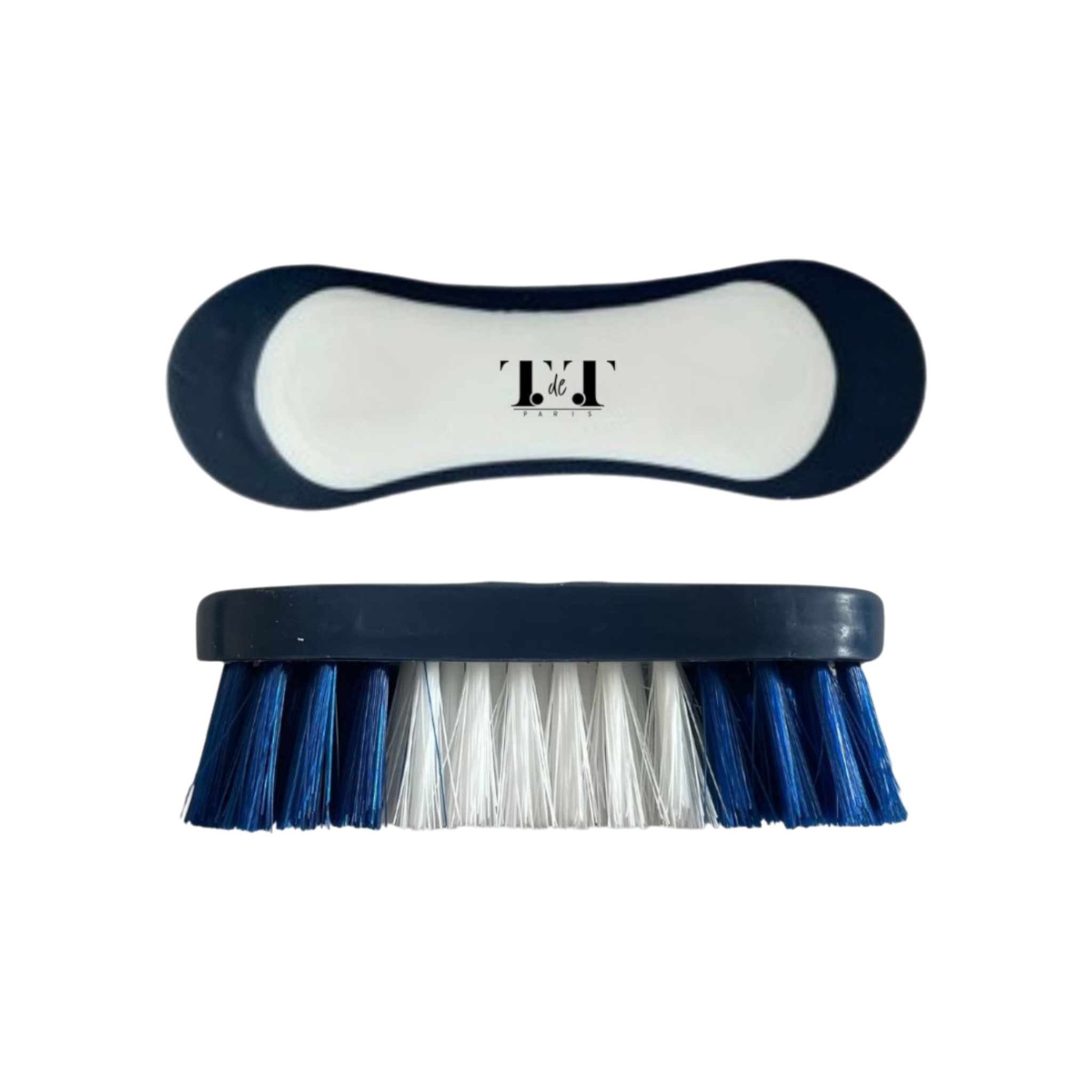 TdeT - Brosse de tête Bicolore marine blanc