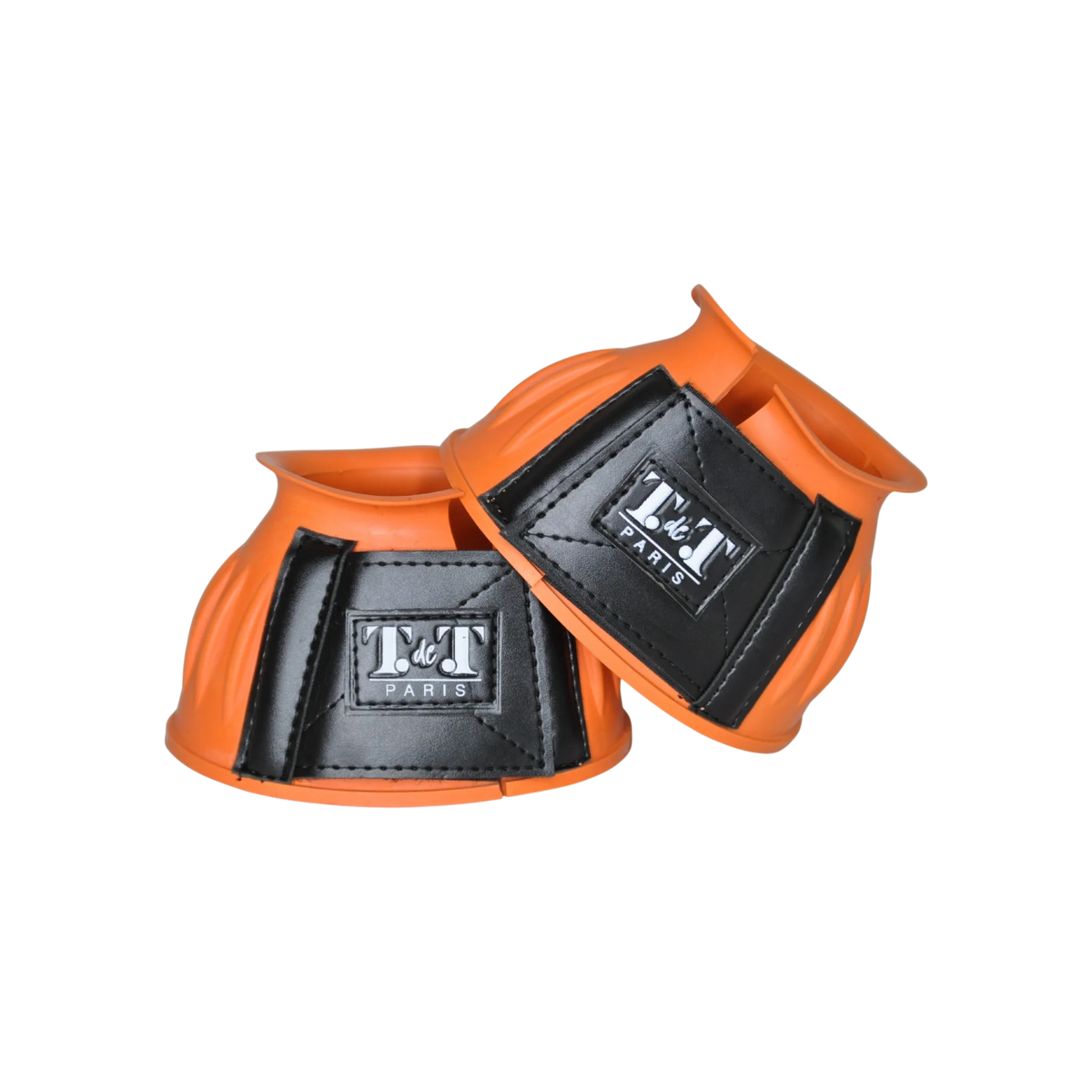 TdeT - Cloches caoutchouc velcro orange