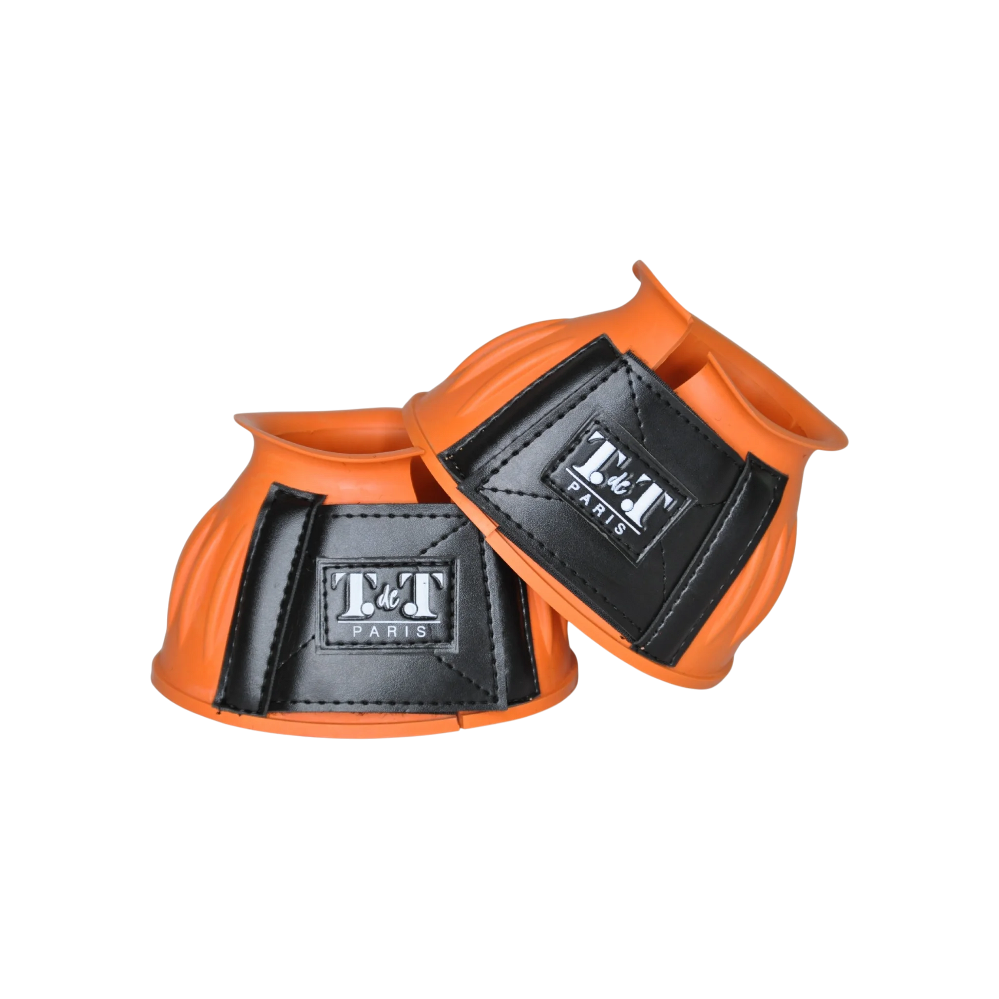 TdeT - Cloches caoutchouc velcro orange
