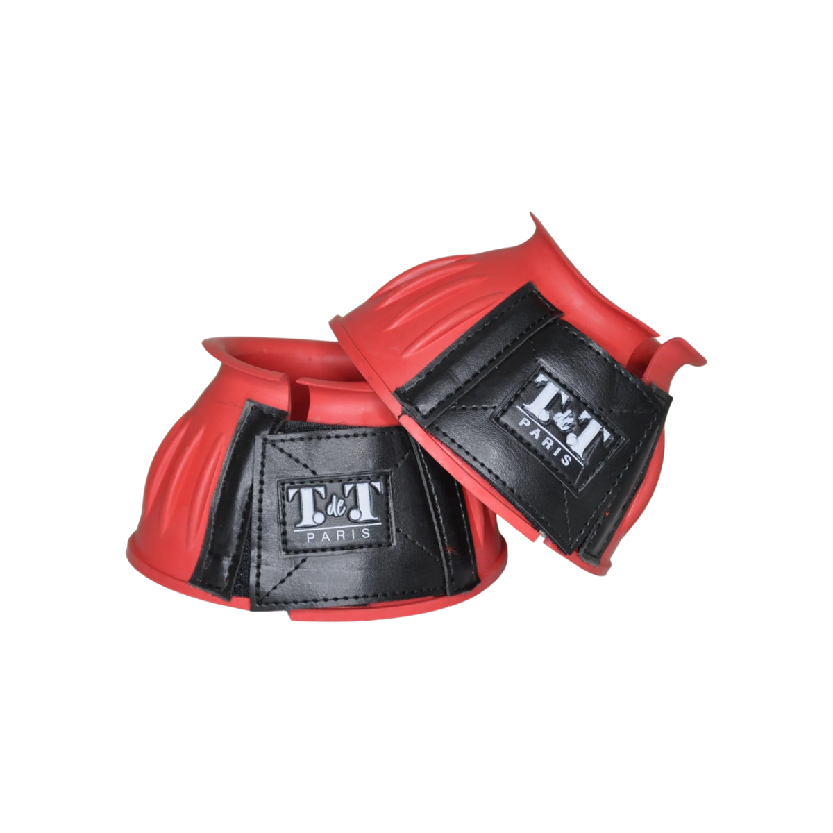 TdeT - Cloches caoutchouc velcro rouge