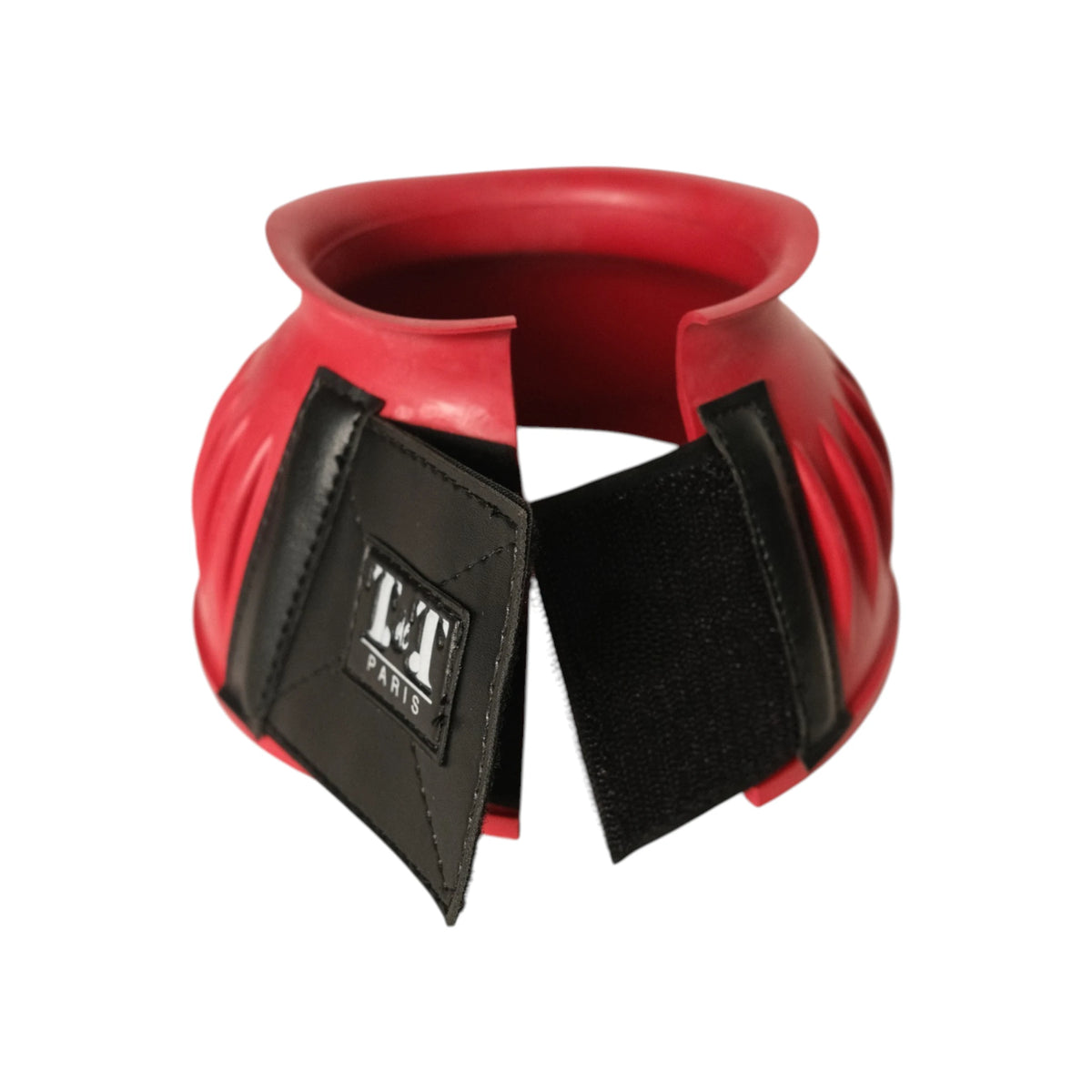 TdeT - cloches caoutchouc velcro rouge