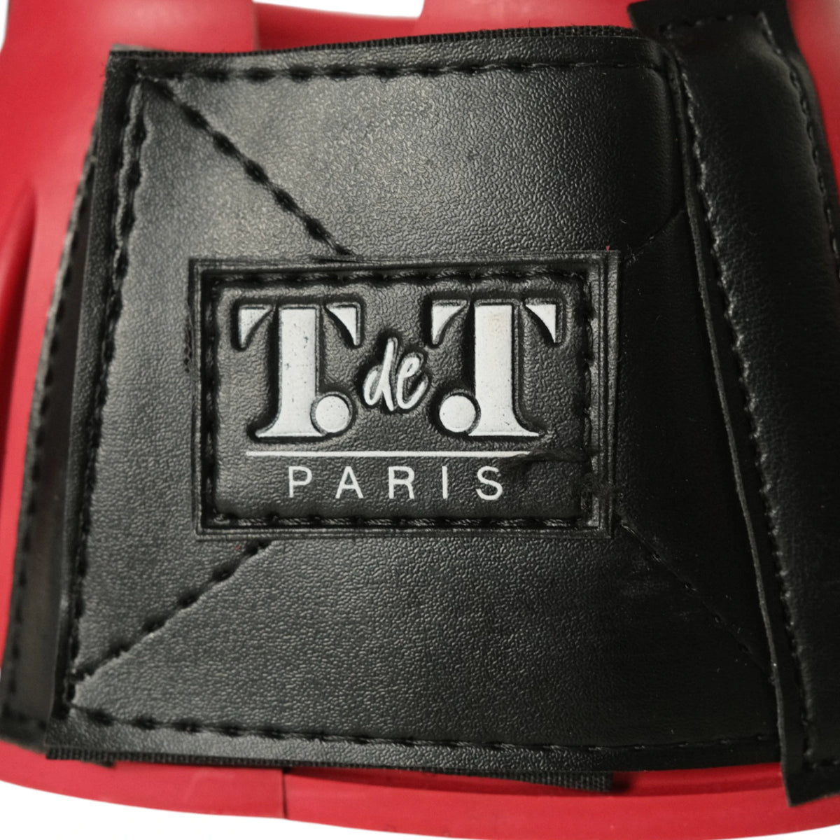 TdeT - cloches caoutchouc velcro rouge