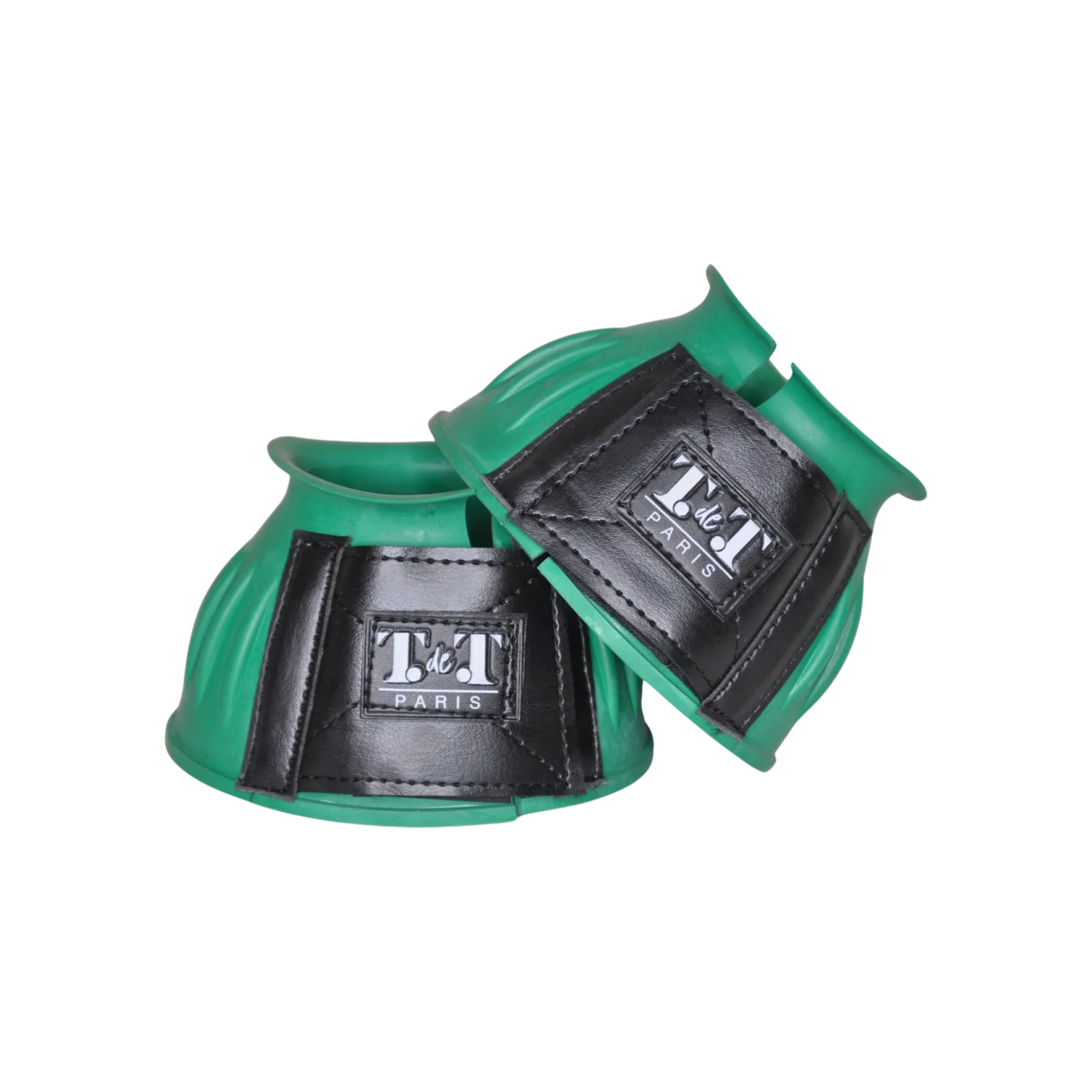 TdeT - Cloches caoutchouc velcro vert