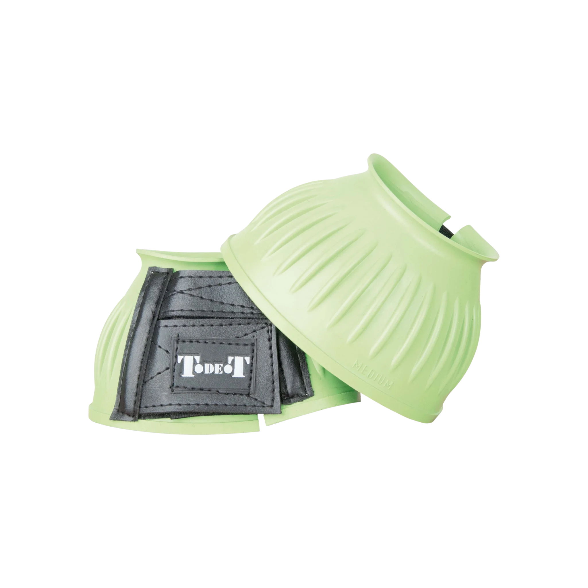 TdeT - Cloches caoutchouc velcro vert clair